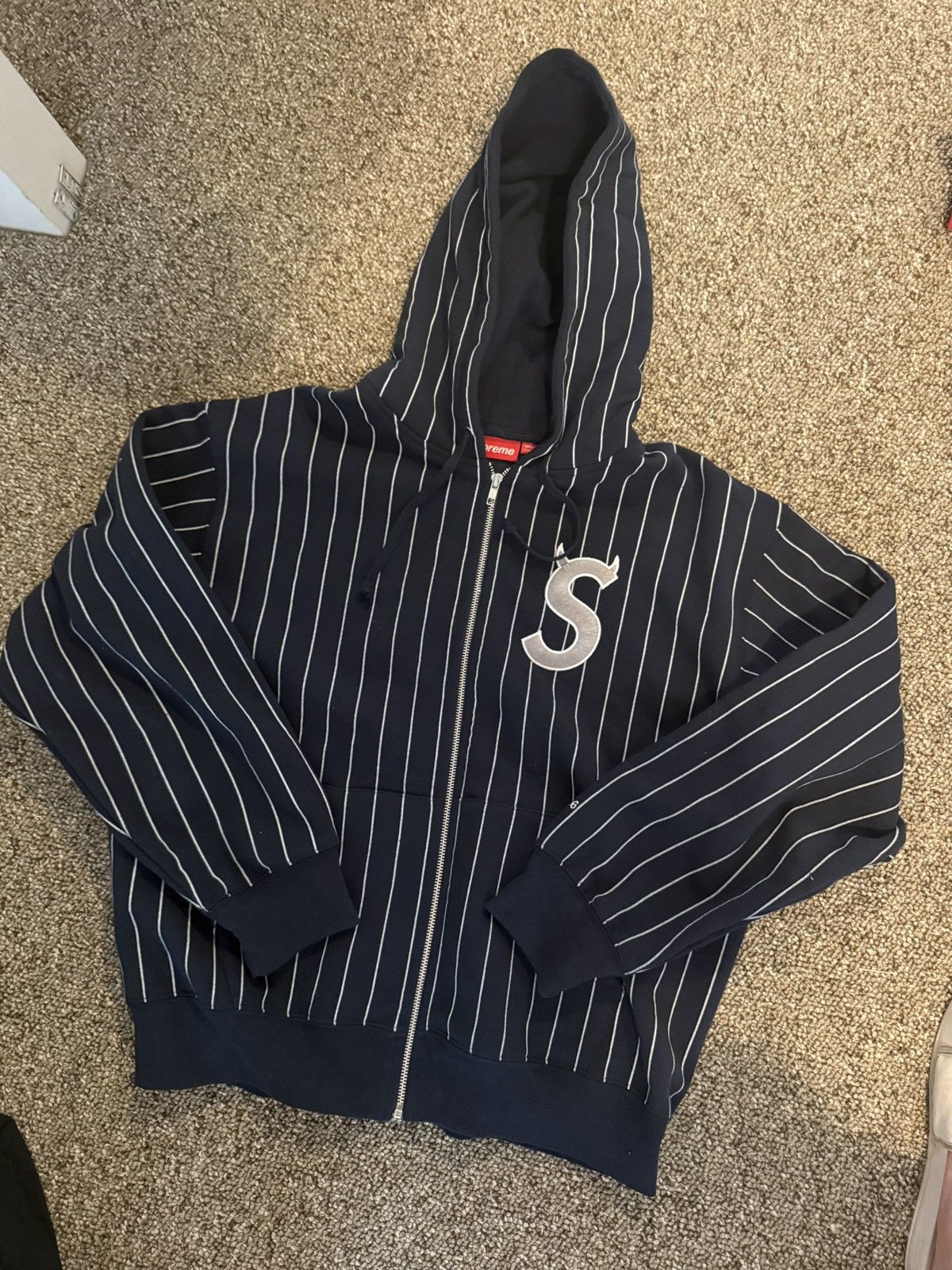 Supreme SUPREME S LOGO ZIP UP HOODIE | Grailed