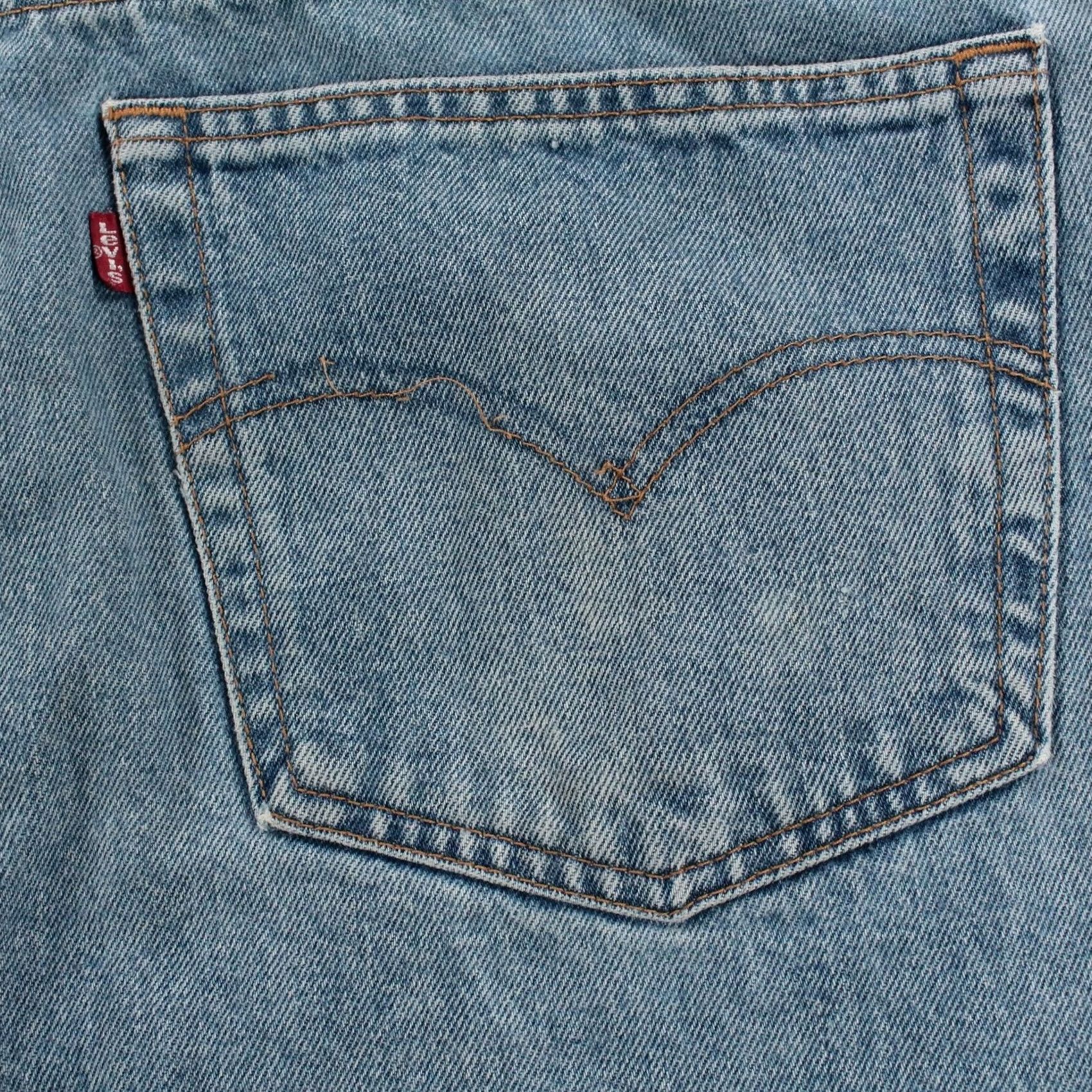 Levi's Levi's 505 Jeans Straight Leg Blue Denim Workwear 38x30 Mens Size US 38 / EU 54 - 3 Thumbnail
