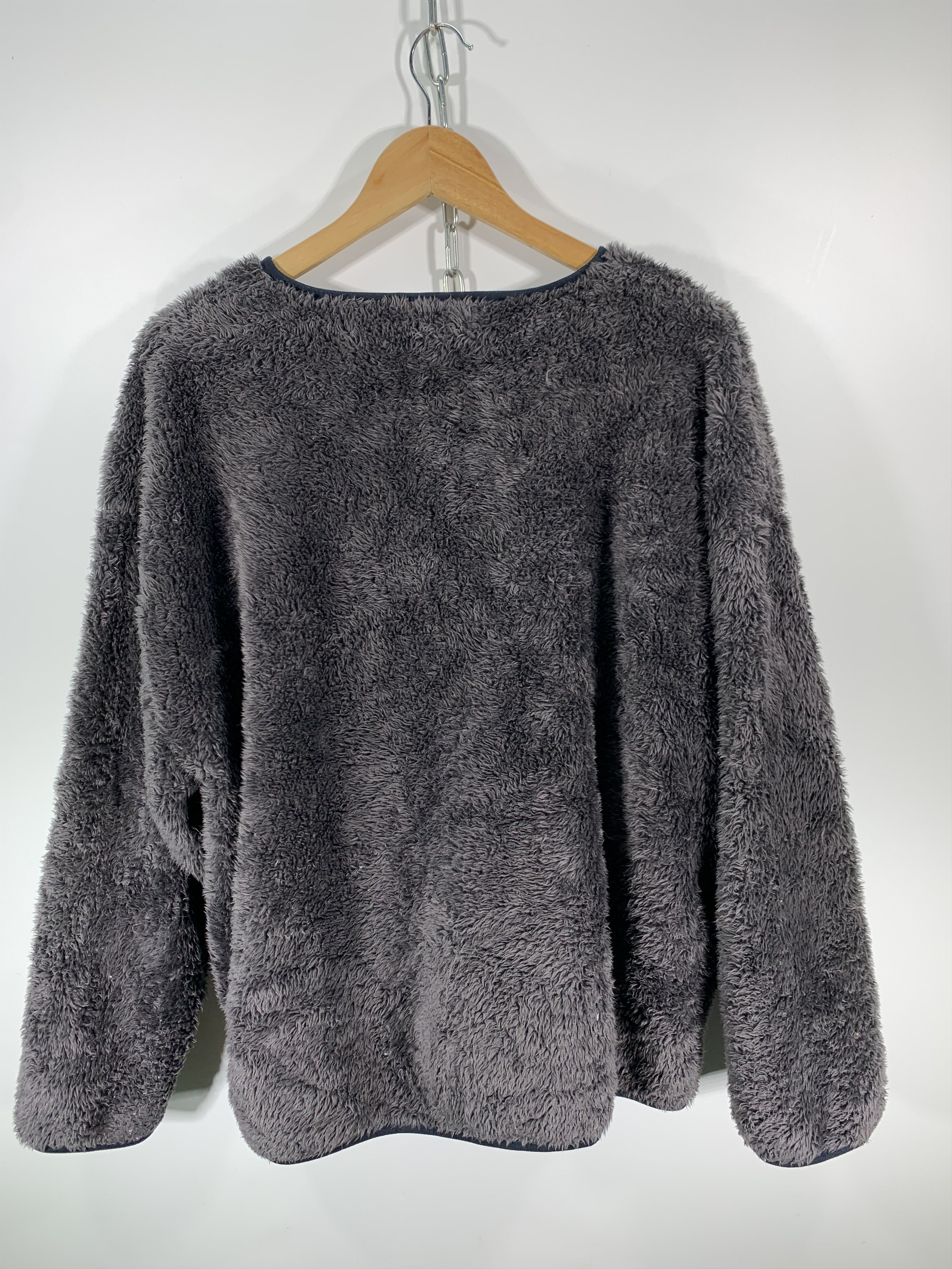 Japanese Brand ⚡️Pile Fleece Cardigan Button Snap Size US L / EU 52-54 / 3 - 8 Thumbnail