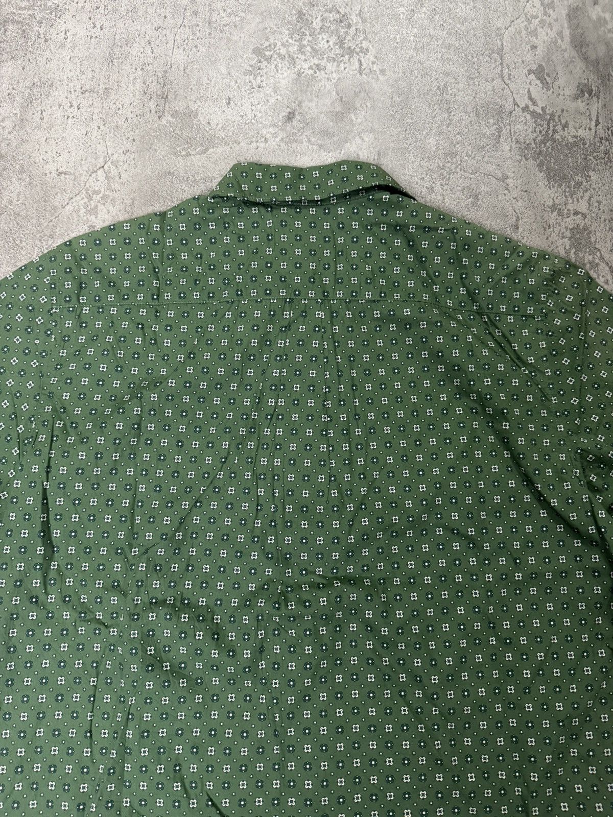 A.P.C. APC GREEN CUTTON SHORT SLEEVE GEOMETRIC PRINT T-SHIRT Size US S / EU 44-46 / 1 - 4 Thumbnail