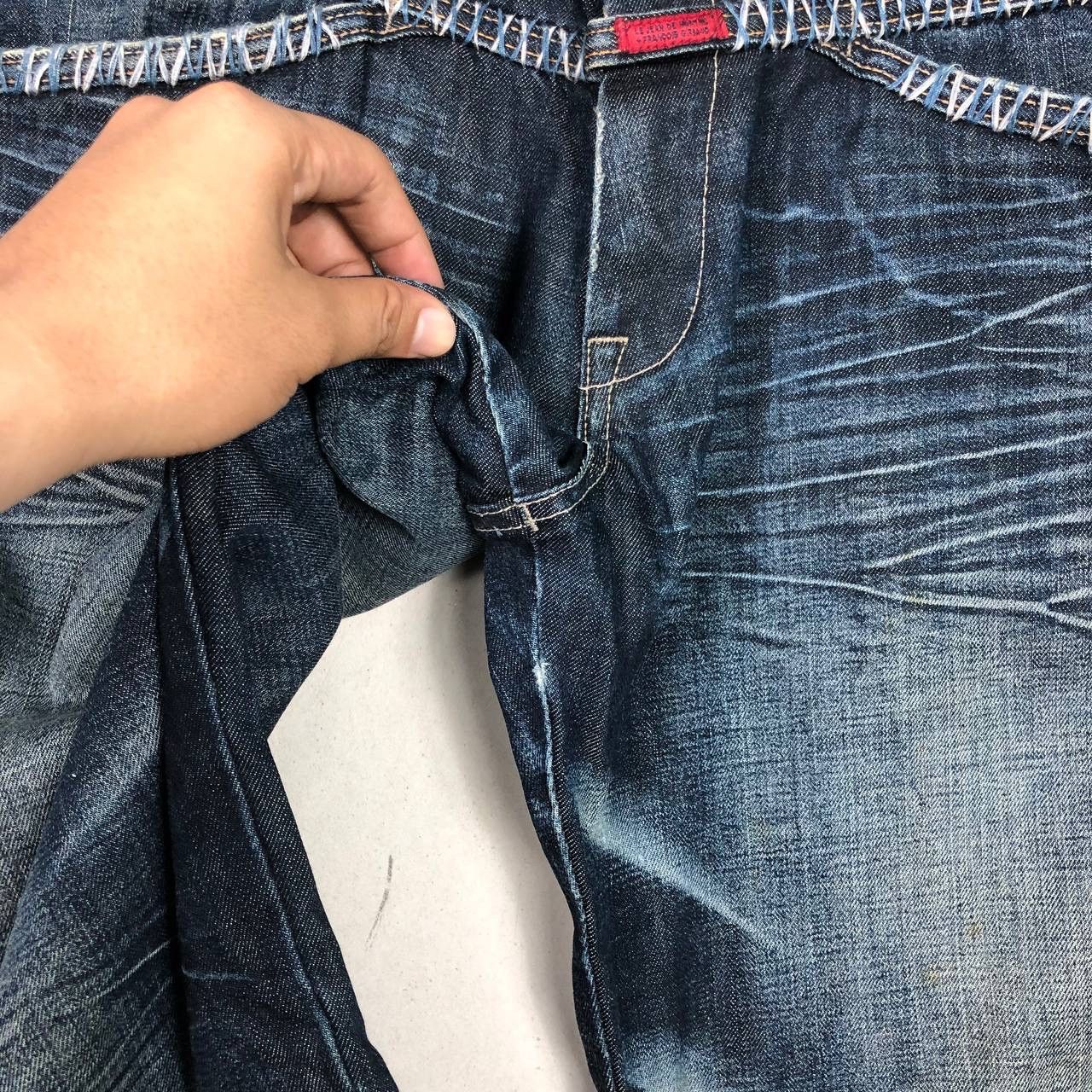 If Six Was Nine × Marithe + Francois Girbaud 2000s Marithe Francois Girbaud Distresses Ripped Jeans Size US 36 / EU 52 - 7 Thumbnail