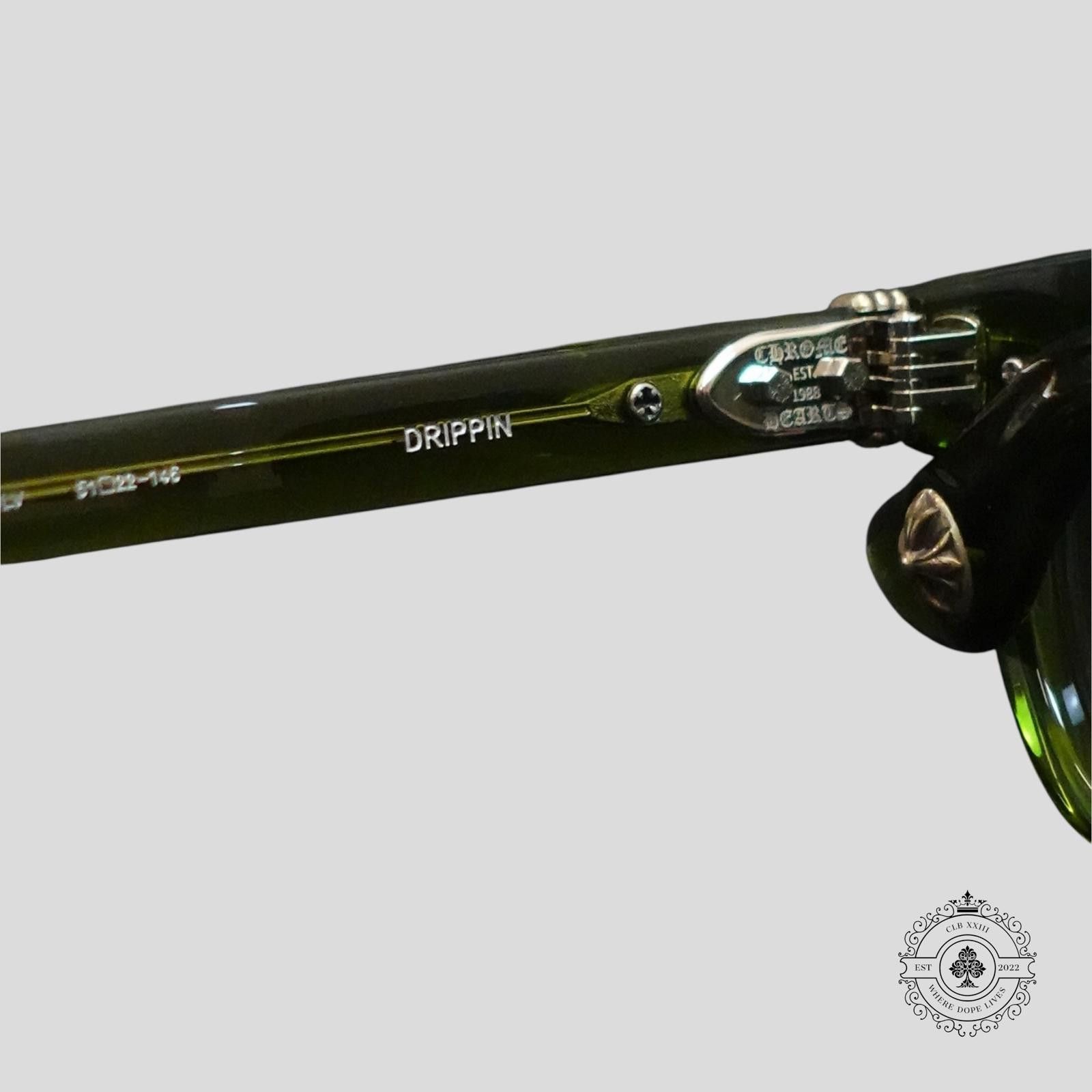 Chrome Hearts Chrome Hearts Drippin Glasses in Marine/Silver Size ONE SIZE - 5 Thumbnail