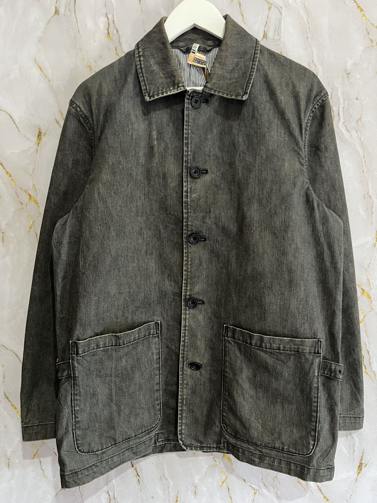 Japanese Brand BERT PULITZERT DENIM JACKET Size US M / EU 48-50 / 2 - 1 Thumbnail