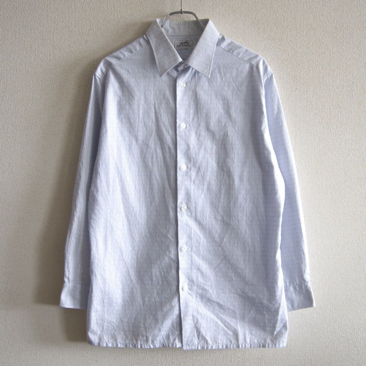 Hermes Hermes Cotton Stripe Shirt Size 42 Size US XS / EU 42 / 0 - 1 Thumbnail