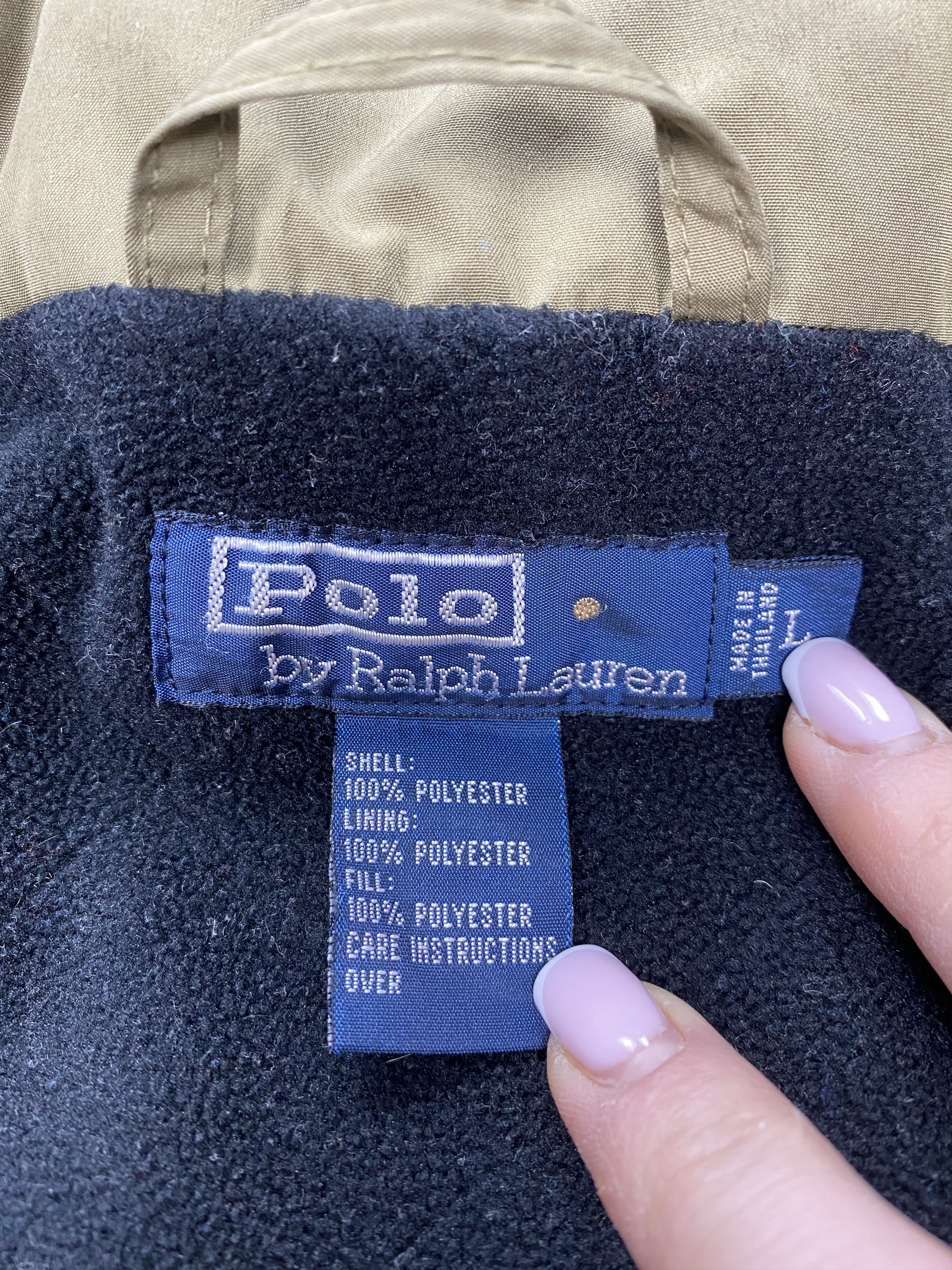 Polo Ralph Lauren × Ralph Lauren × Vintage Polo Ralph Lauren vintage nylon jacket inside on fleece Size US L / EU 52-54 / 3 - 3 Thumbnail