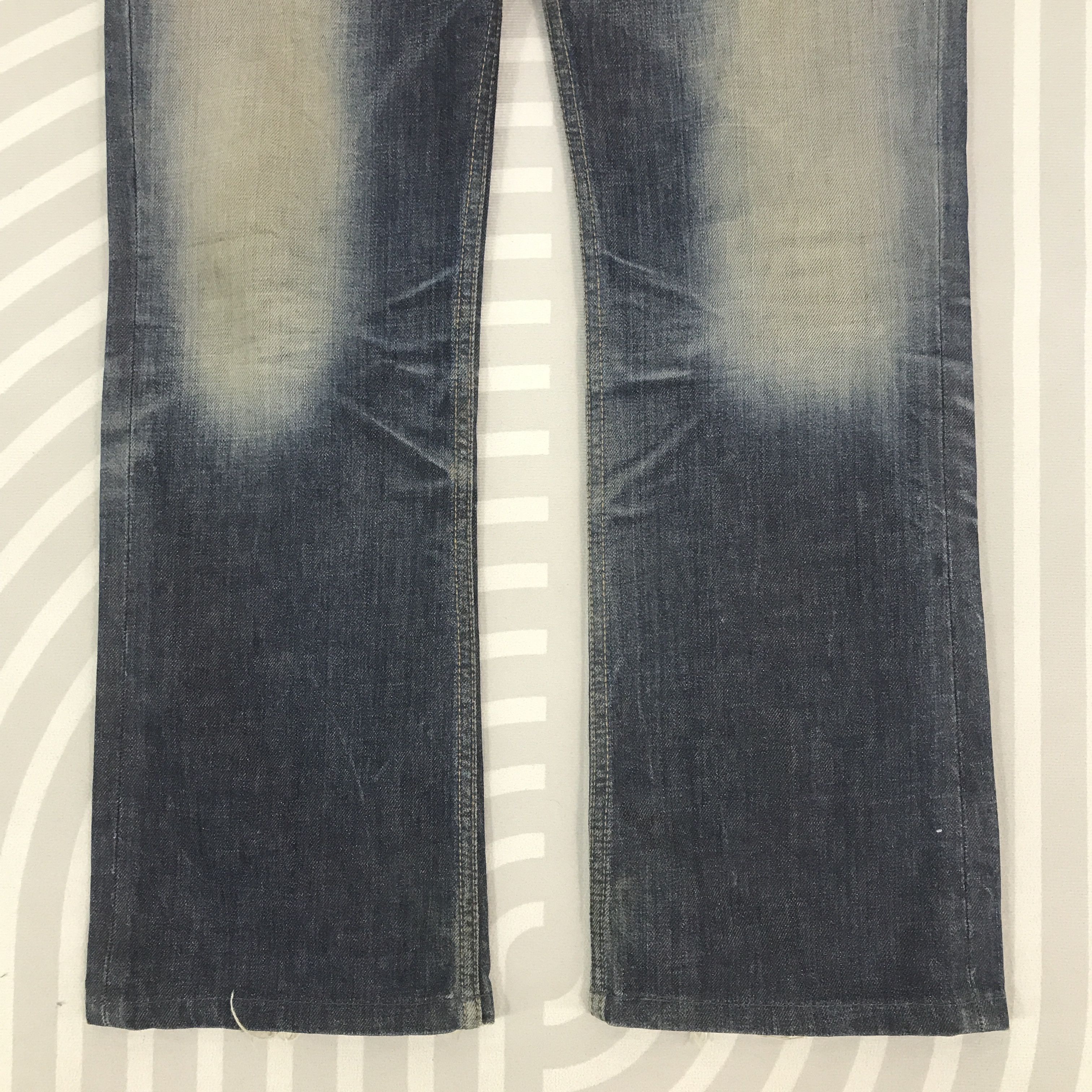Diesel × Vintage Vintage Diesel Industry Denim faded jeans pants Size US 29 - 3 Thumbnail