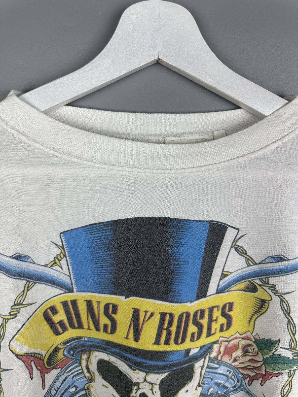 Band Tees 90s Vintage Guns & Roses Graphic Rock TShirt Single Stitch Size US L / EU 52-54 / 3 - 3 Thumbnail