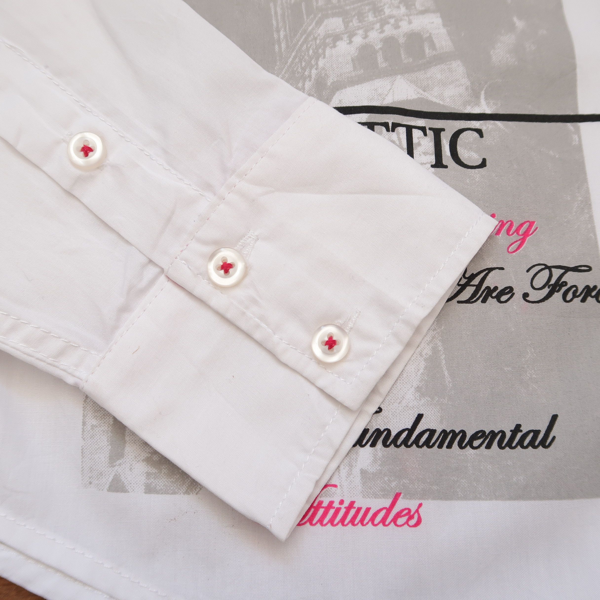 Japanese Brand 1990s If Six Was Nine In The Attic Punk Poem Shirt Tie Size US M / EU 48-50 / 2 - 12 Thumbnail