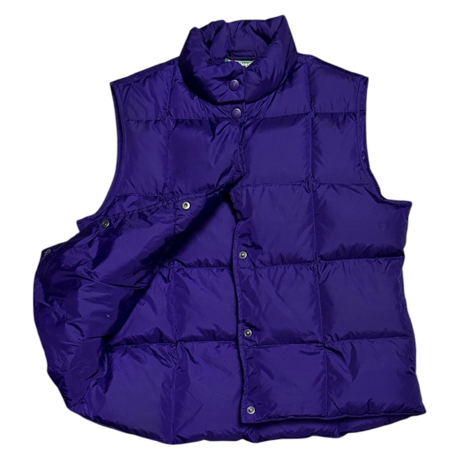 L.L. Bean LL BEAN GOOSE DOWN FILL Designer Retro Winter Puffer VEST Size S / US 4 / IT 40 - 1 Thumbnail