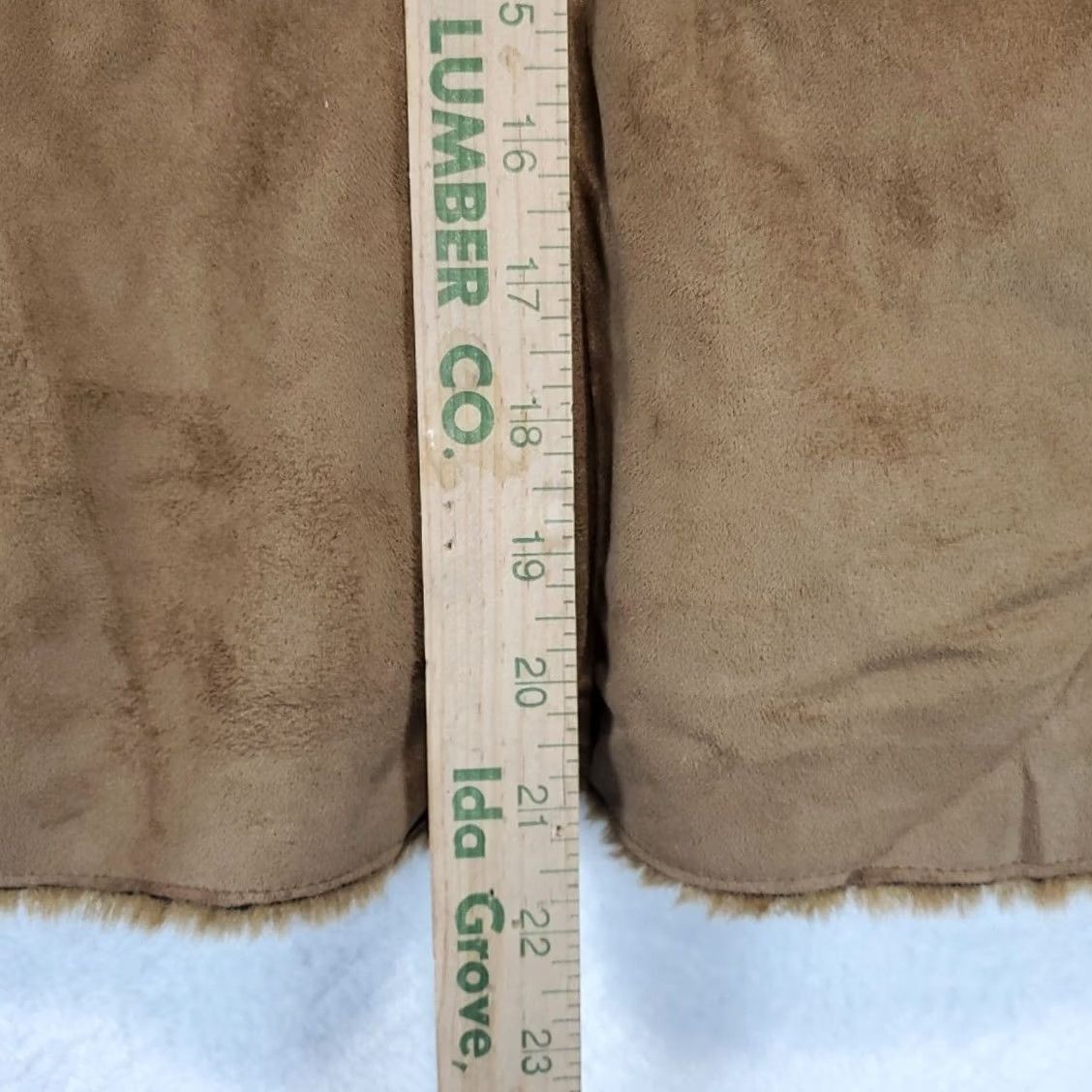 Vintage VTG Barrage Authentic Womens Vest Faux Suede Leather Fur Lined Full Zip Pockets 90s Gorpcore Y2K Vintage Brown M Women's Vest Size M / US 6-8 / IT 42-44 - 7 Thumbnail