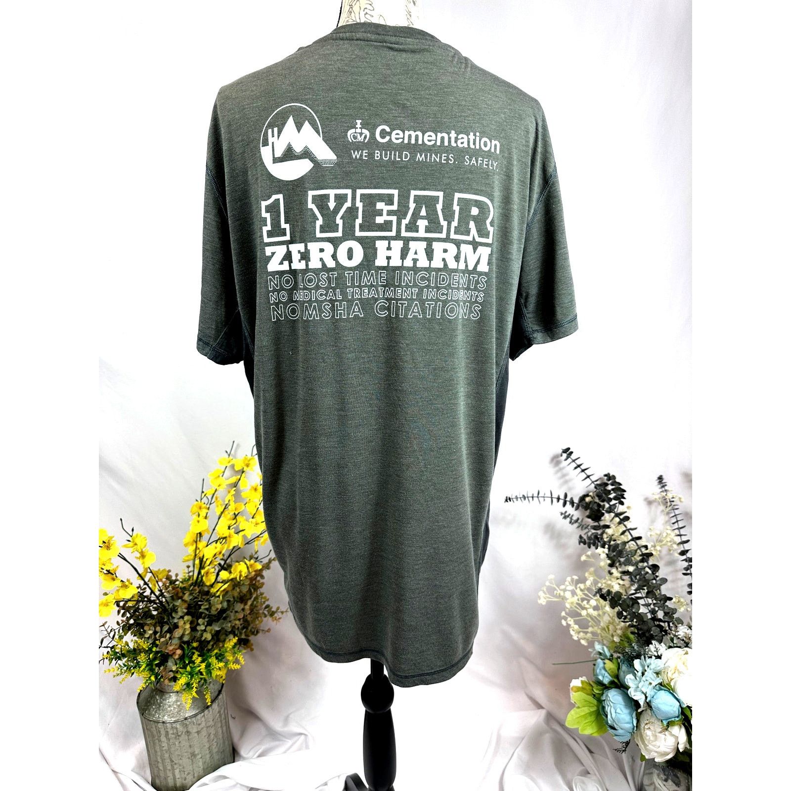 Carhartt Carhartt Mens T Shirt Cementation Advertising Gray XL Size US XL / EU 56 / 4 - 10 Thumbnail