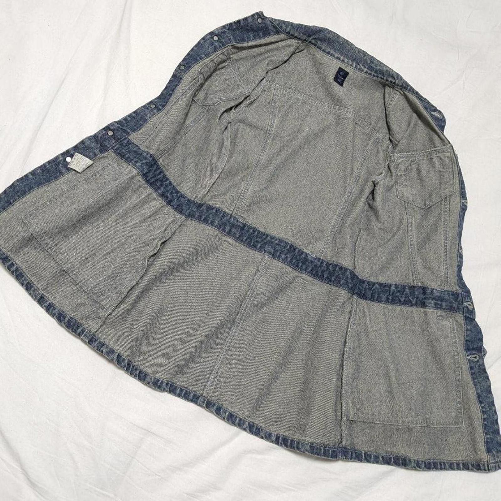 Other Slim fit 2000s classic denim long jacket Size ONE SIZE - 3 Thumbnail
