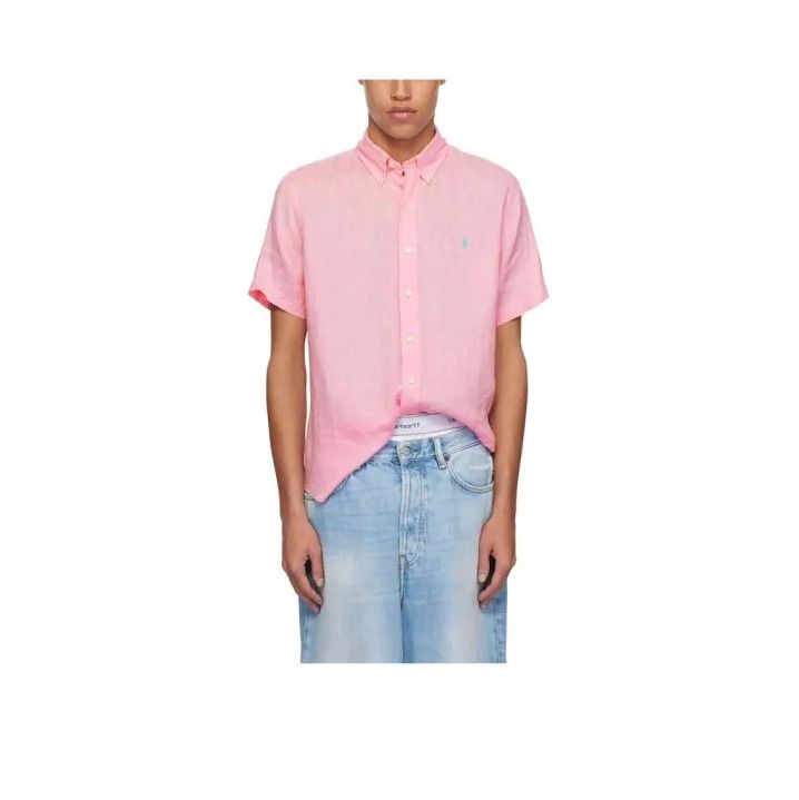 Polo Ralph Lauren Polo Ralph Lauren Solid Logo Embroidered Short Sleeve Shirt Size US M / EU 48-50 / 2 - 1 Thumbnail