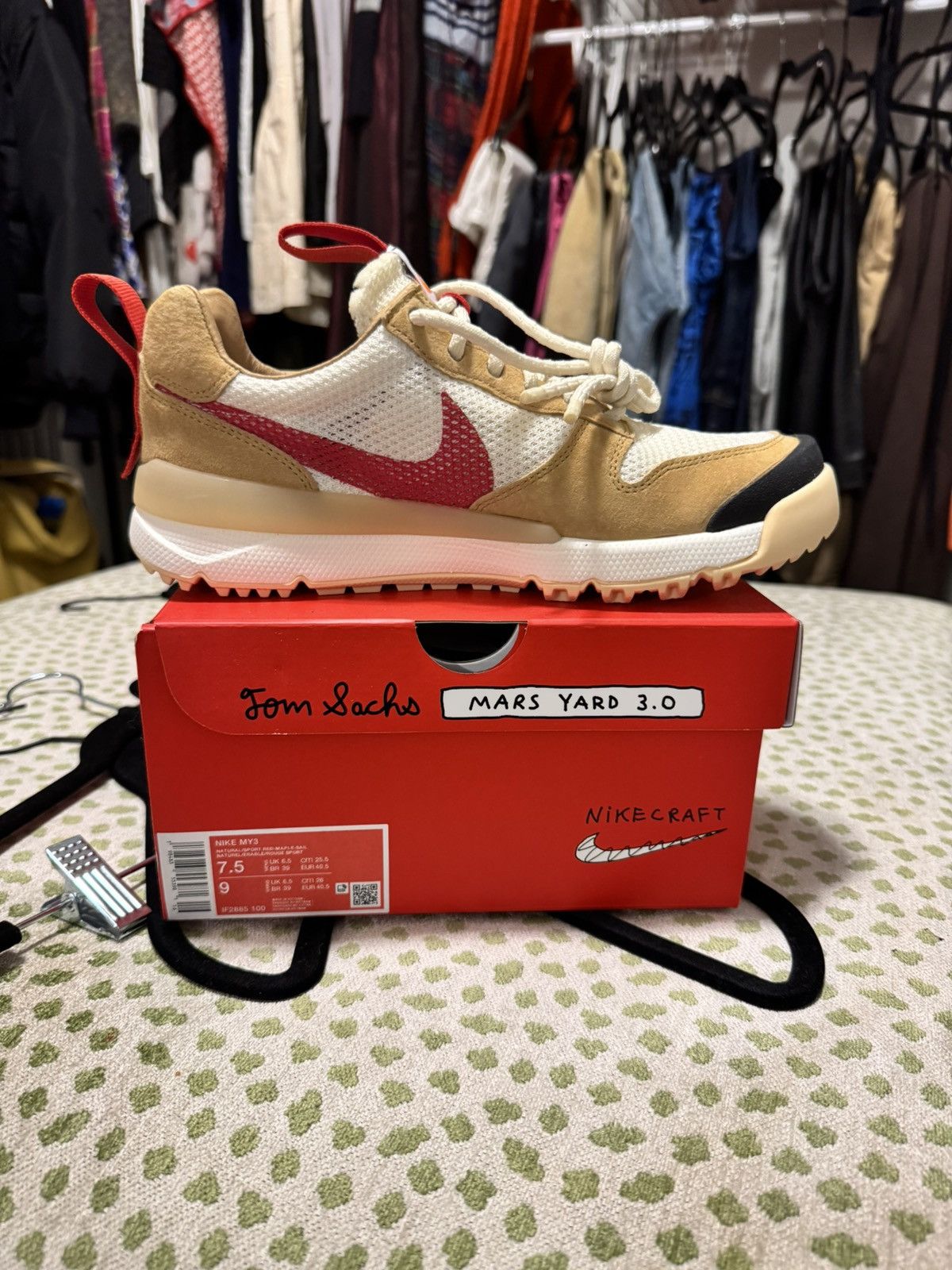 Nike × Tom Sachs Nike Mars Yard 3.0 Size US 9 / IT 39 - 4 Thumbnail