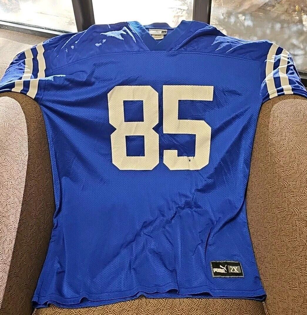 Puma Vintage 90s Puma Ken Dilger Colts Football Jersey Men's XXL Size ONE SIZE - 1 Thumbnail