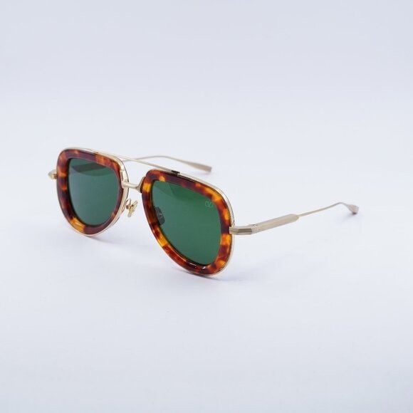 Valentino Valentino V-LSTORY VLS-129C Sunglasses Honey Havana Aviator Size ONE SIZE - 2 Thumbnail