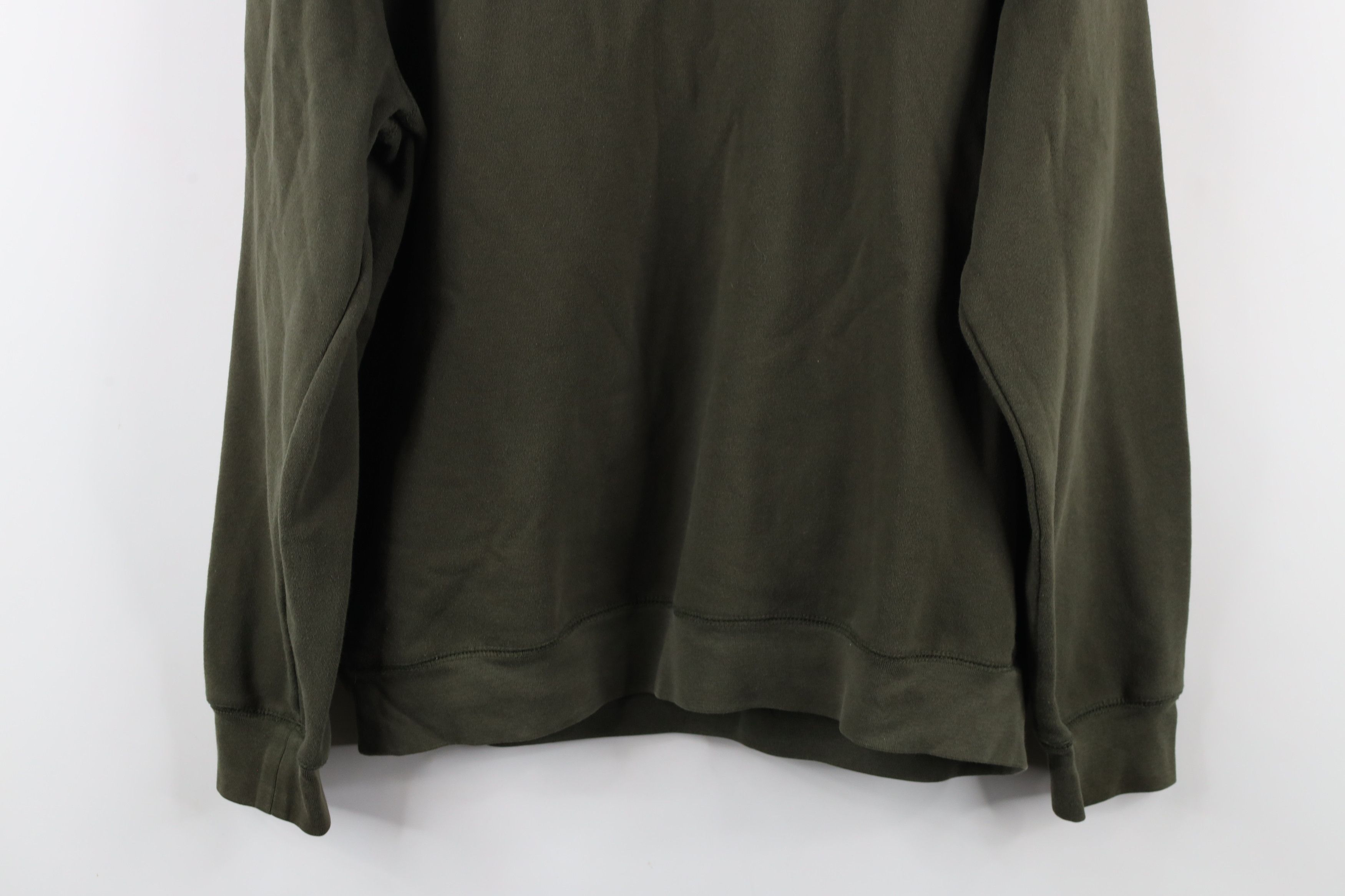 Vintage Vintage 90s Y2K Streetwear Skeleton Tribal Hoodie Green Size US L / EU 52-54 / 3 - 12 Thumbnail