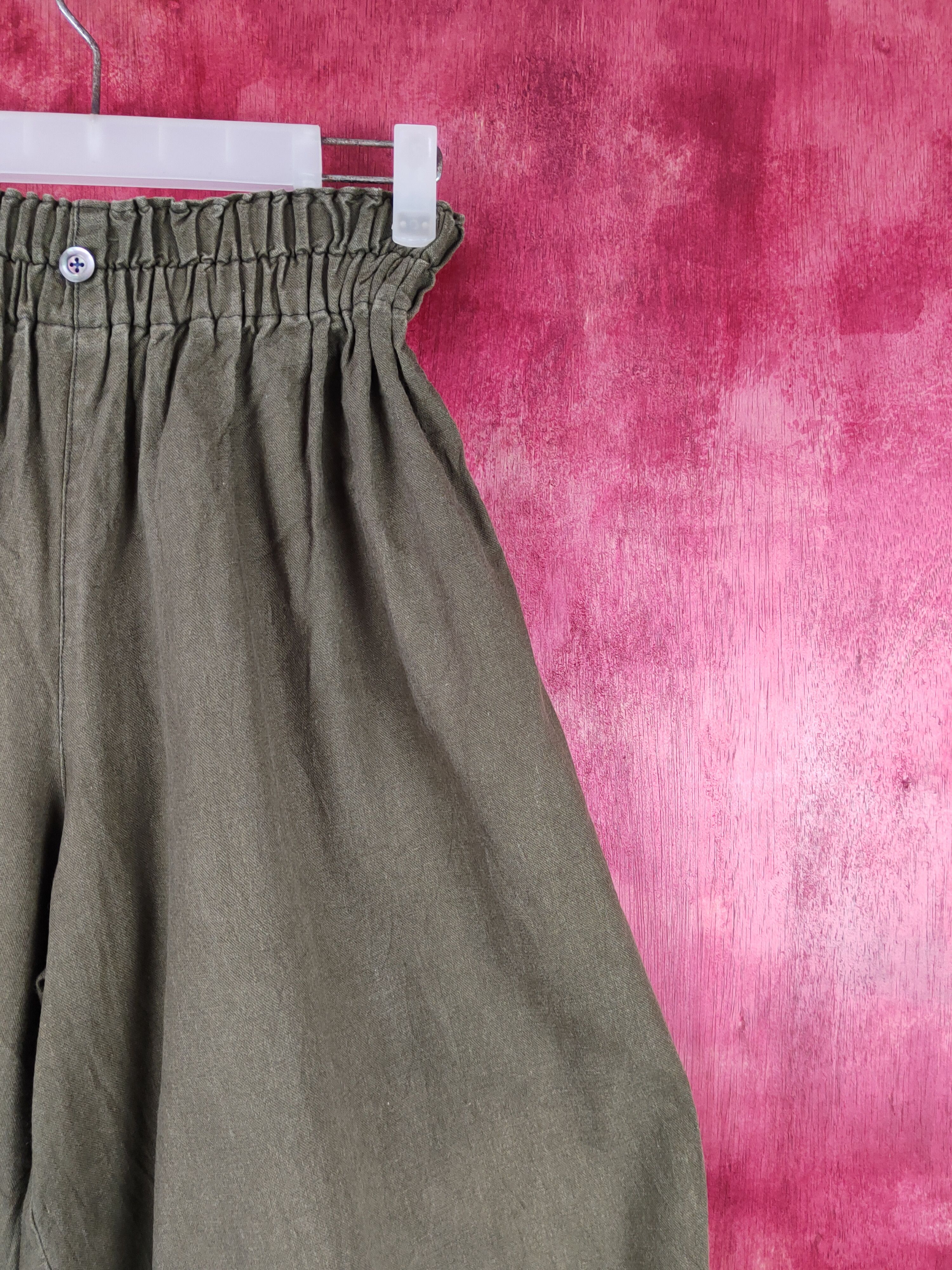 Japanese Brand × Vintage Japanese Brand Olive ballon palazo Casual Pants #S31 Size 30" / US 8 / IT 44 - 5 Thumbnail