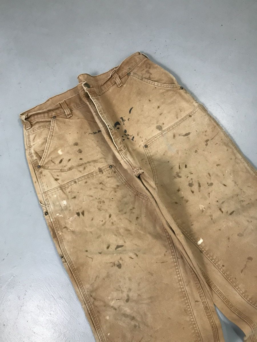 Carhartt Rare paint 🎨 vintage carhartt double knee Size US 38 / EU 54 - 2 Thumbnail