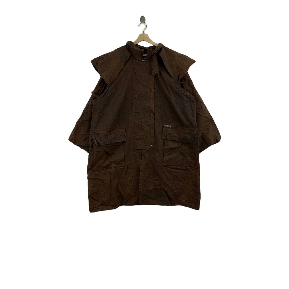 image of Vintage Driza-Bone Multi Pockets Brown Stockman Short, Men's (Size 2XL)
