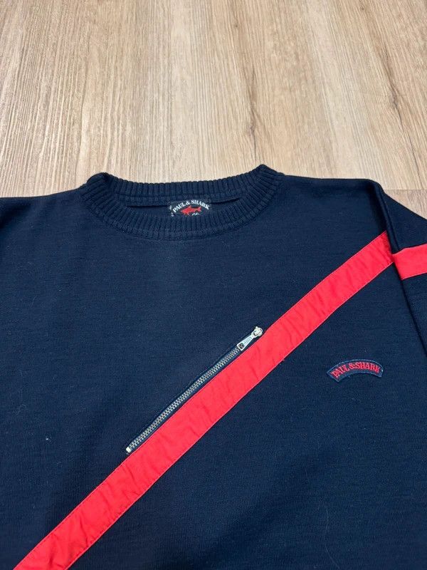 Paul & Shark Paul & Shark Yachting Sweater Zip Pocket Wool M Vintage Size US M / EU 48-50 / 2 - 3 Thumbnail