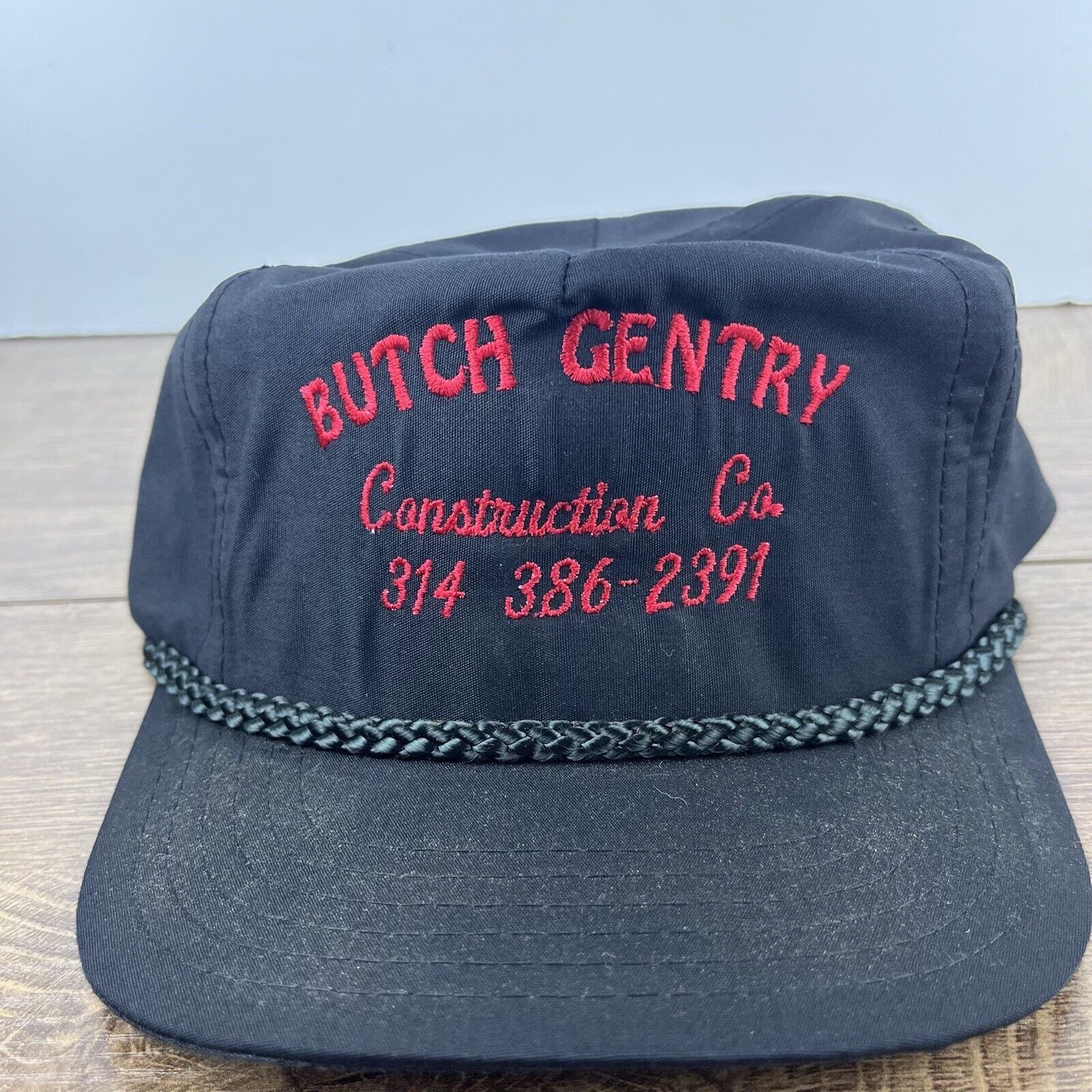 Other Butch Gentry Construction Hat Black Adjustable Hat Black Adu Size ONE SIZE - 3 Thumbnail