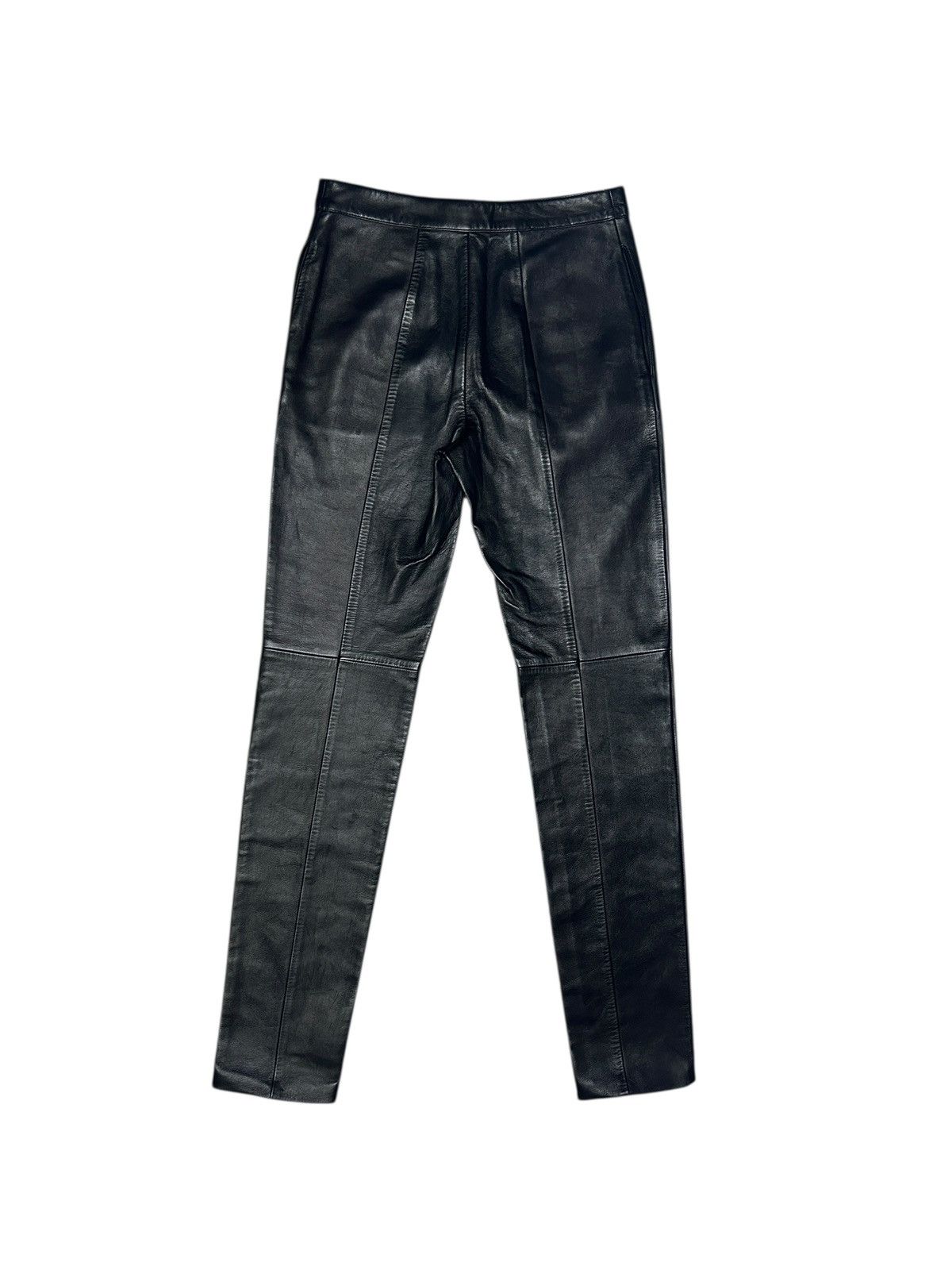 Hedi Slimane × Saint Laurent Paris F/W 16 Sample Leather Trousers Size 25" / US 0 / IT 36 - 7 Thumbnail