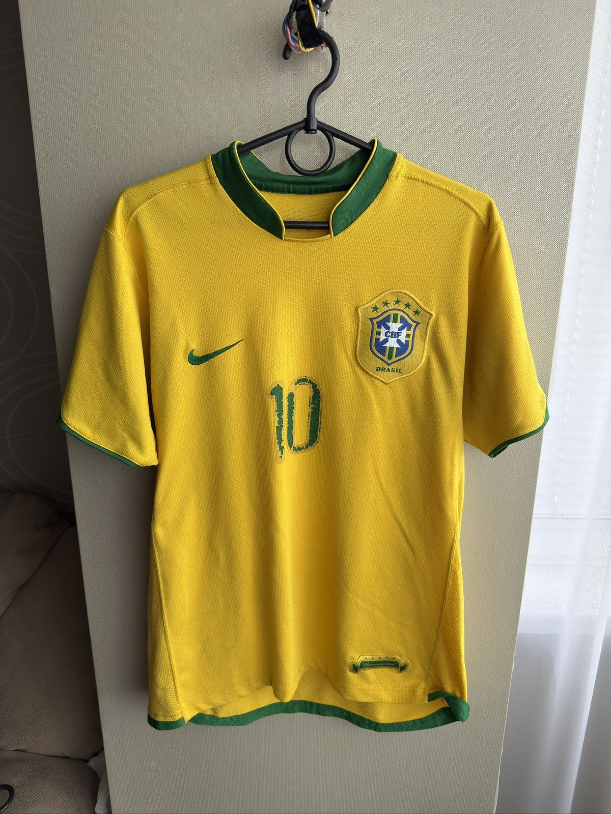 Nike Vintage Nike Brazil Ronaldinho Soccer Futbol Jersey Kit Size US L / EU 52-54 / 3 - 1 Thumbnail