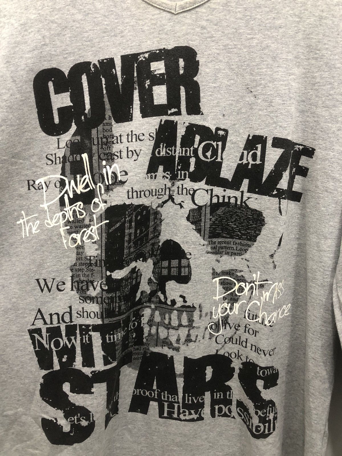 Hysteric Glamour Gothic Poem Skull LongSleeve Rock Punk Style Size US L / EU 52-54 / 3 - 3 Thumbnail