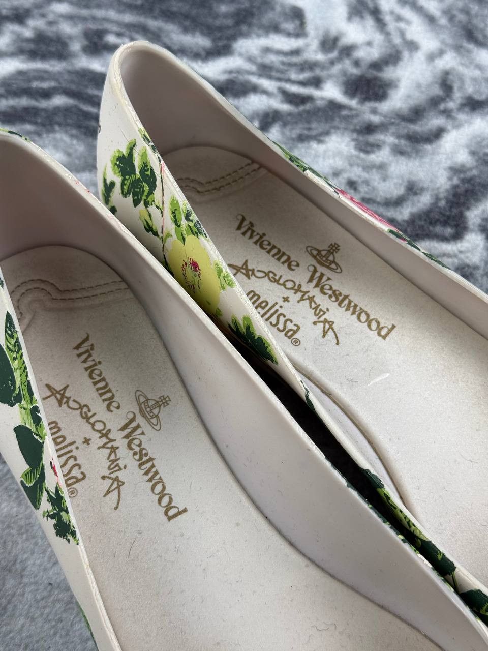 Vivienne Westwood Vivienne Westwood Anglomania x Melissa Floral Flats Size US 9 / IT 39 - 4 Thumbnail