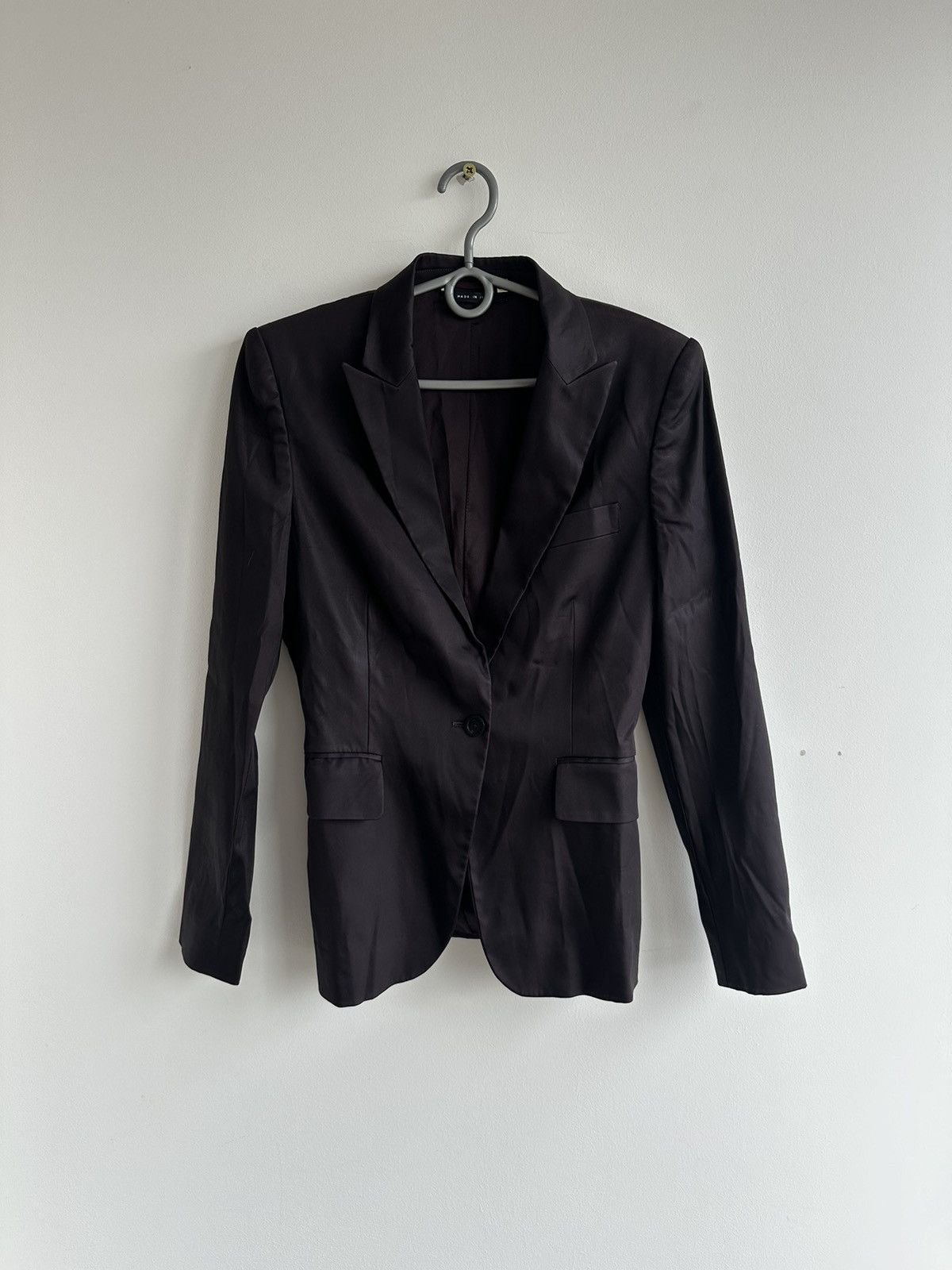 Gucci 2004 Gucci by Tom Ford 1 Button Blazer Jacket Purple Size 42 Size M / US 6-8 / IT 42-44 - 1 Thumbnail