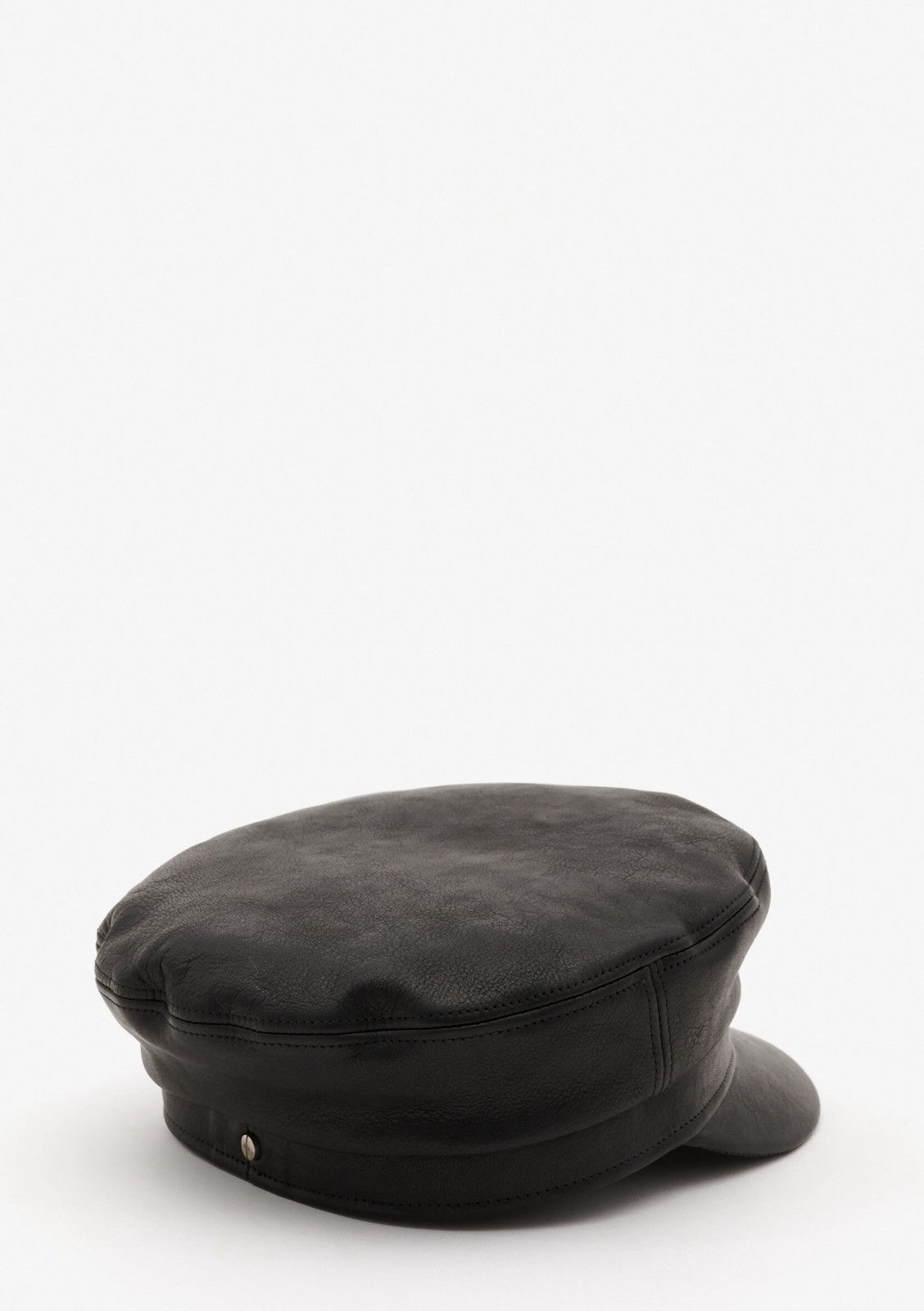 Ann Demeulemeester Last Ann Demeulemeester Black Leather Cap Size ONE SIZE - 3 Thumbnail