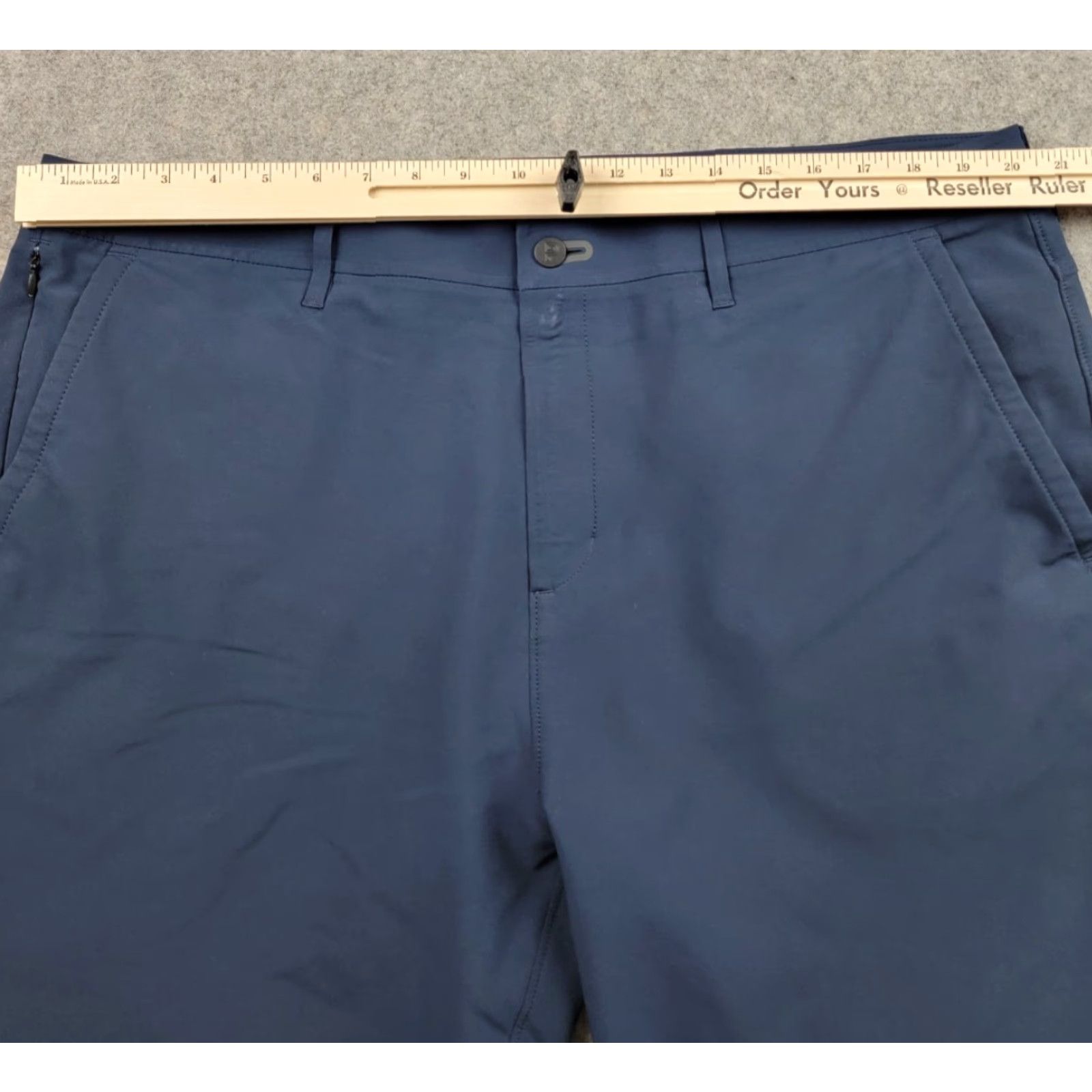 Vintage Public Rec Shorts Mens 40 Blue 8'' Inseam Slash Pockets Casual Athleisure Size US 40 / EU 56 - 3 Thumbnail