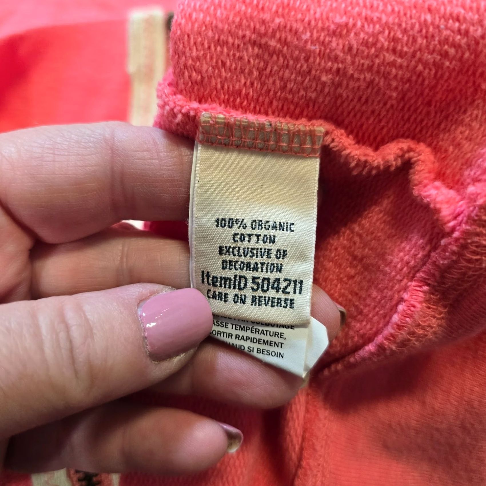 Vintage LL Bean Sweatshirt Mens Size Medium Pink Hoodie Full Zip French Terry Casual Size US M / EU 48-50 / 2 - 7 Thumbnail