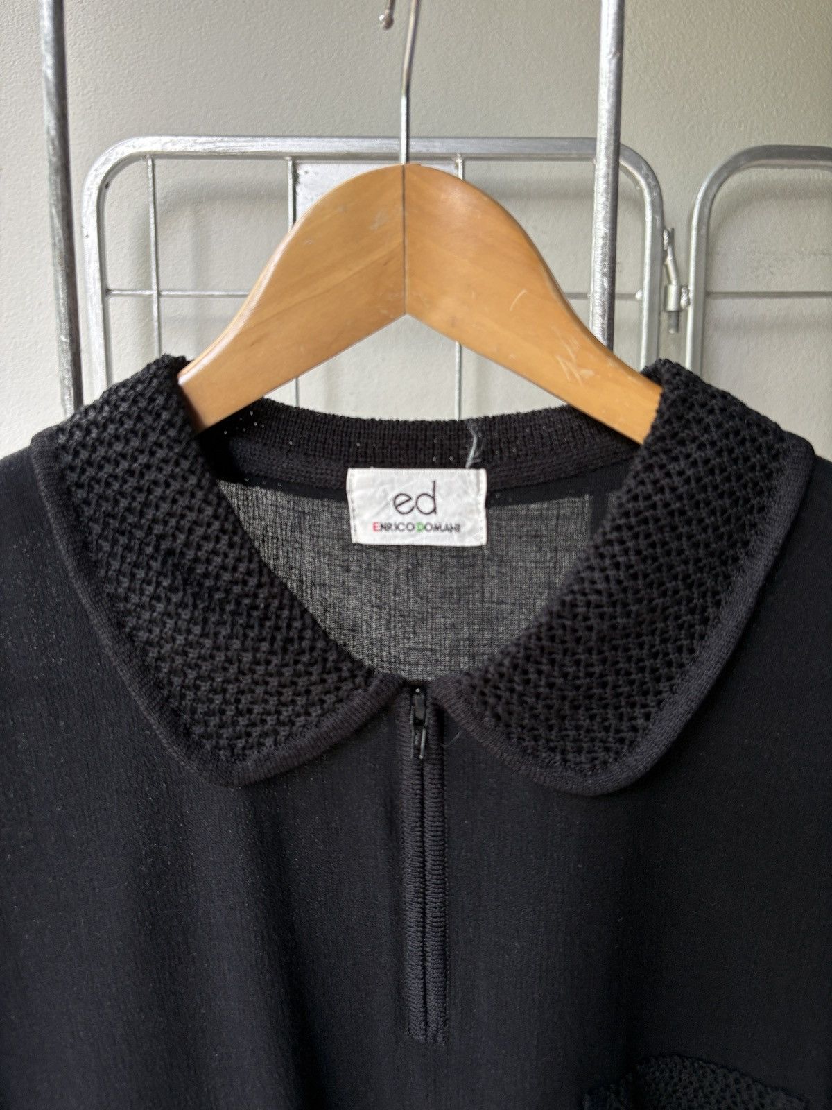 Japanese Brand ed Enrico Domani black top Size M / US 6-8 / IT 42-44 - 2 Thumbnail