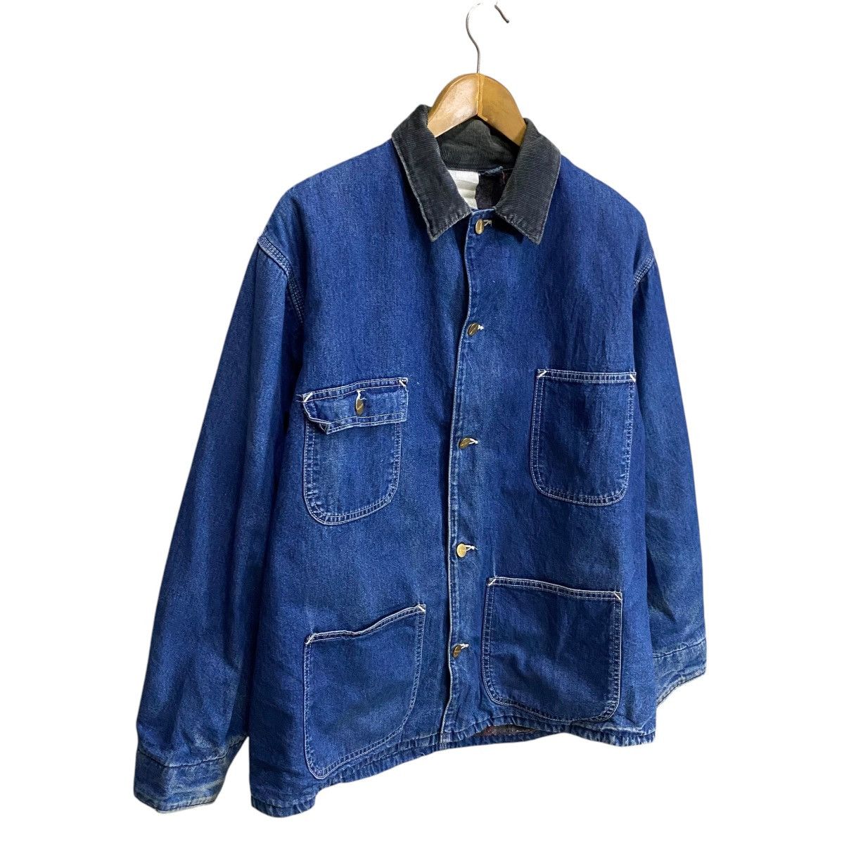 Carhartt Vintage Carhartt linen blanket denim chore jacket Size US L / EU 52-54 / 3 - 2 Thumbnail