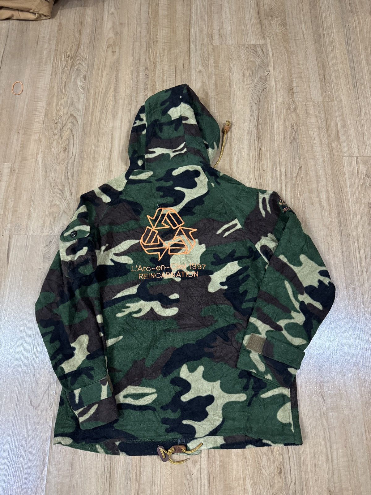 Japanese Brand L AR EN CIEL 97 REINCARNATION TOUR ARMY JACKET Size US L / EU 52-54 / 3 - 7 Thumbnail