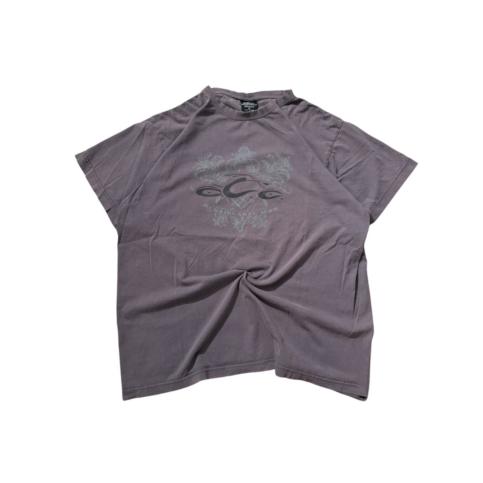 Vintage Vintage OCC Renaissance Man Faded Tee - Gray Size US XL / EU 56 / 4 - 1 Thumbnail