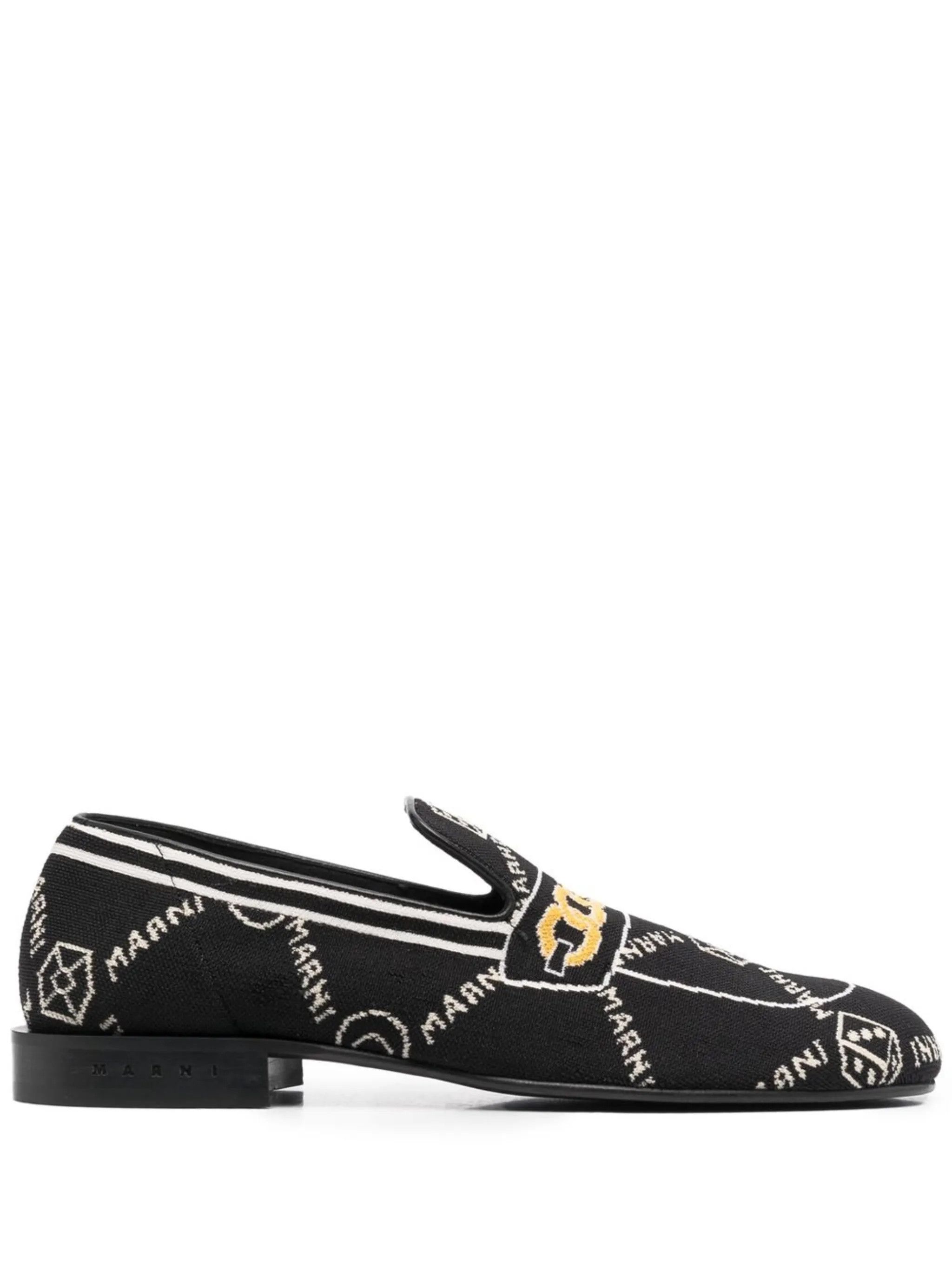 Marni o1y0225 Logo Loafers in Multicolor Size US 11 / EU 44 - 1 Thumbnail