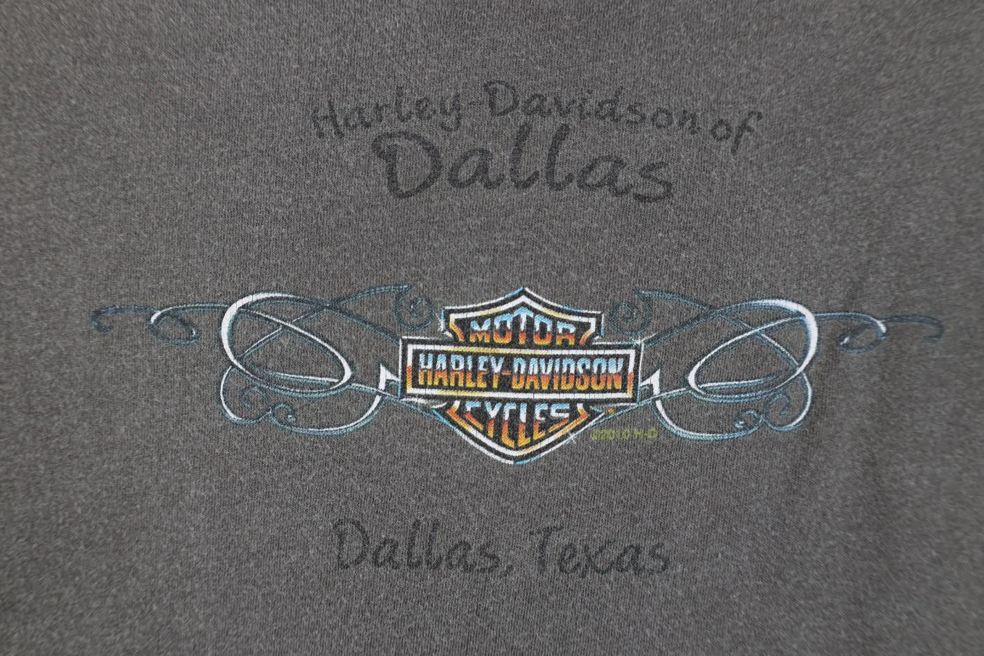 Harley Davidson Vintage Y2K Harley Davidson Tribal Eagle Stonewash T-Shirt Size L / US 10 / IT 46 - 11 Thumbnail