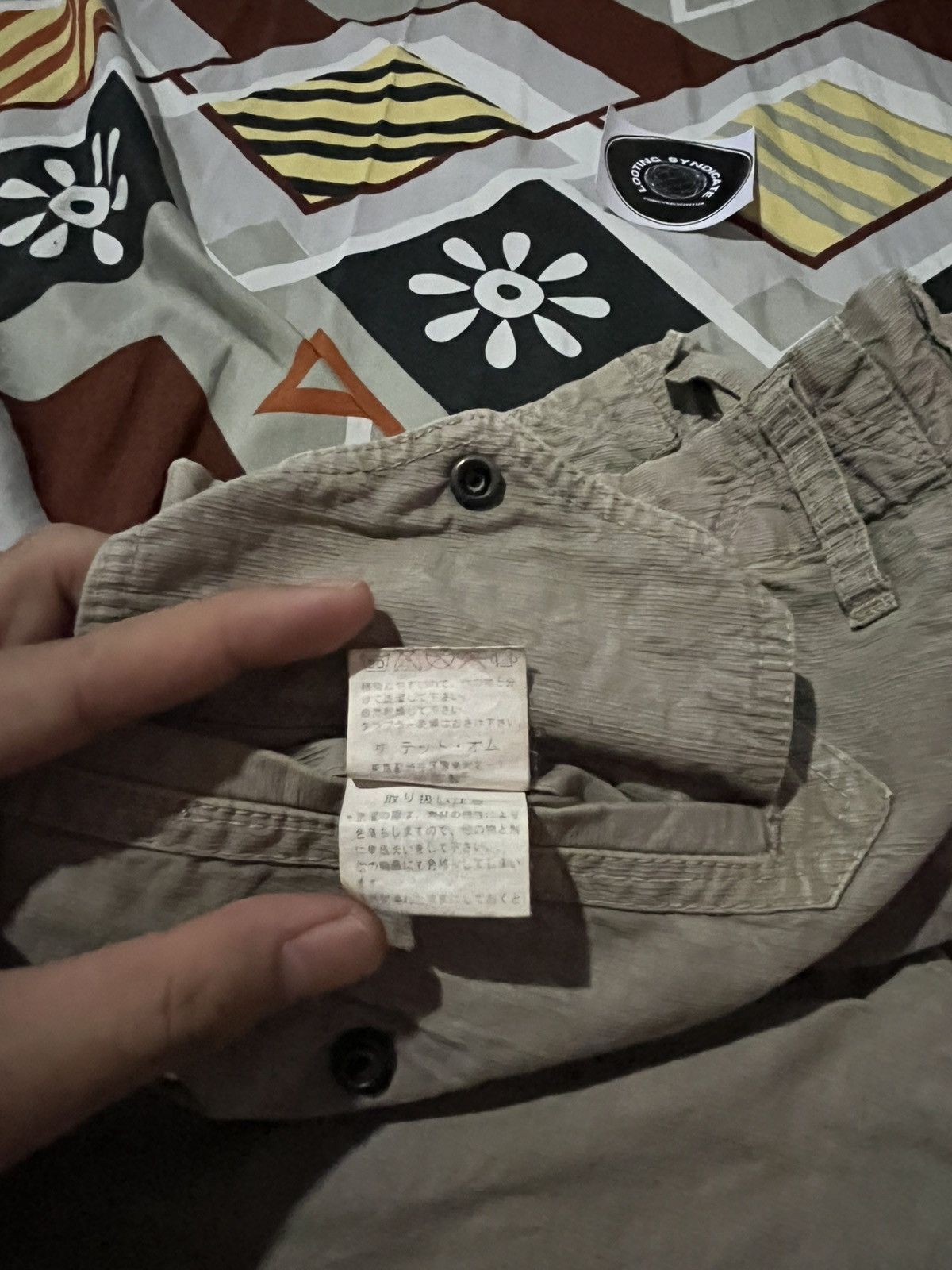 Japanese Brand Halb Kiminori Morishita Cargo Flare Canvas Pants Size US 31 - 17 Thumbnail