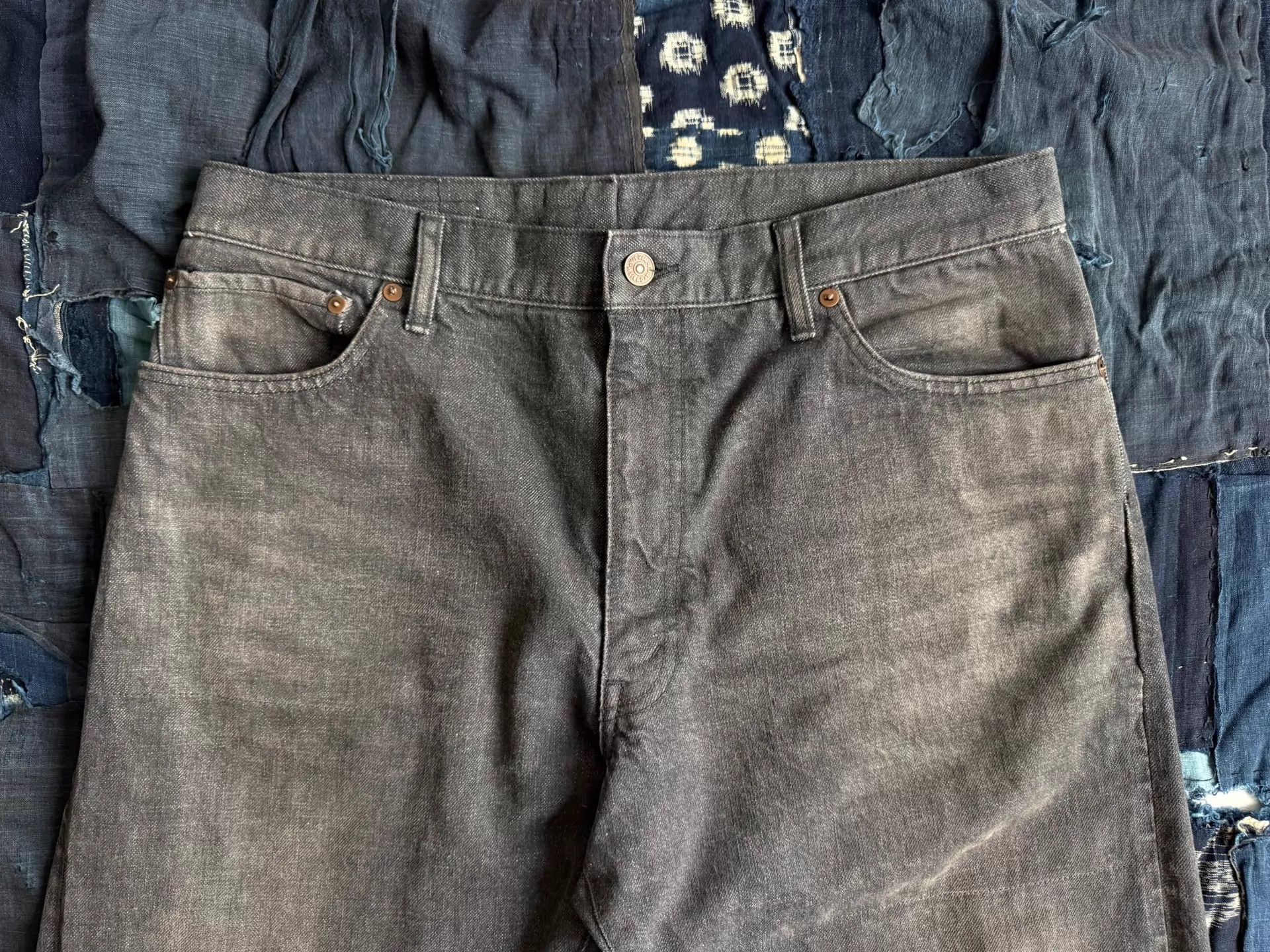 Visvim VISVIM 23 JOURNEYMAN TACKED DMGD SPOT Jeans Washed Black 3 Size US 34 / EU 50 - 3 Thumbnail