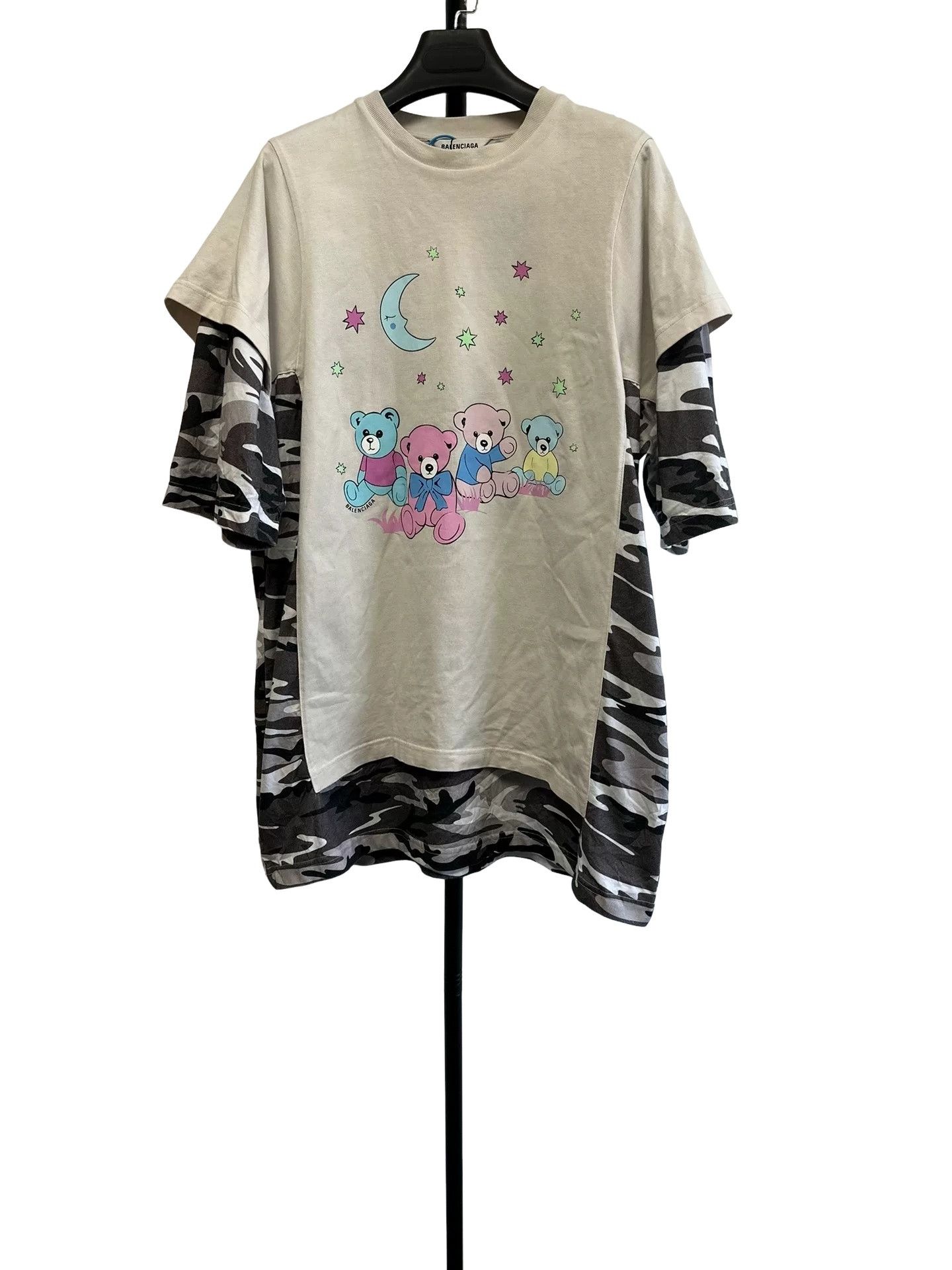 Balenciaga Balenciaga Layered Bear Graphic T-Shirt XS Size XS / US 0-2 / IT 36-38 - 1 Thumbnail
