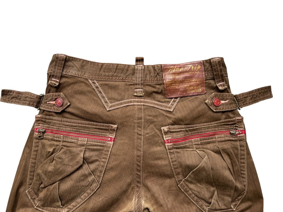 Edwin Vintage Edwin Cargo Style Blue Trip Trousers Pants 34x31 Size US 34 / EU 50 - 6 Thumbnail