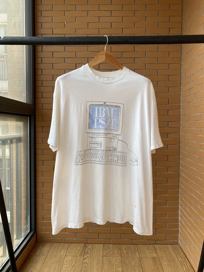 Vintage VintageTee 90s IBM PS/1 2505-Nextarrow Size US XL / EU 56 / 4 - 1 Thumbnail