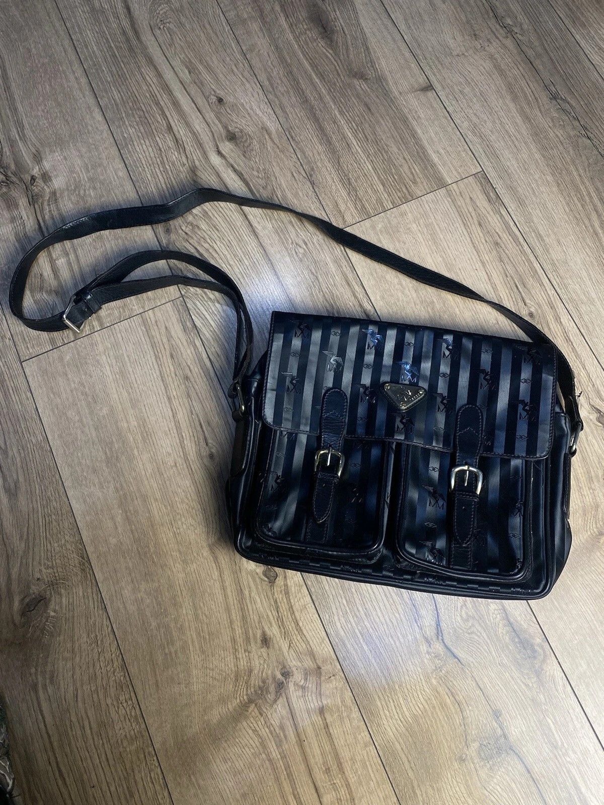 Maison Mollerus Rare Maison Mollerus Big Nylon /Leather Vintage Bag Monogram Size ONE SIZE - 1 Thumbnail
