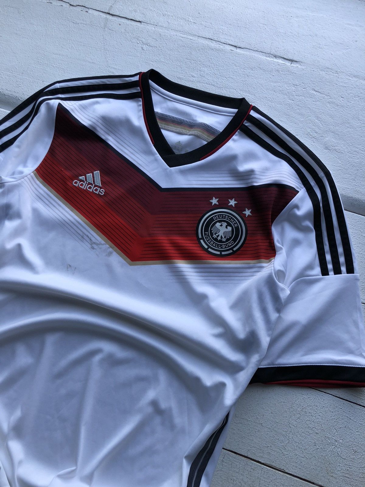 Adidas × Vintage Vintage Adidas Germany tee National Soccer Jersey Size US M / EU 48-50 / 2 - 3 Thumbnail