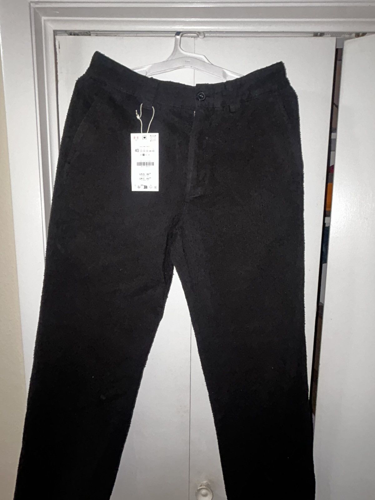 Zara Textured Straight Fit Pants Size US 31 - 2 Thumbnail