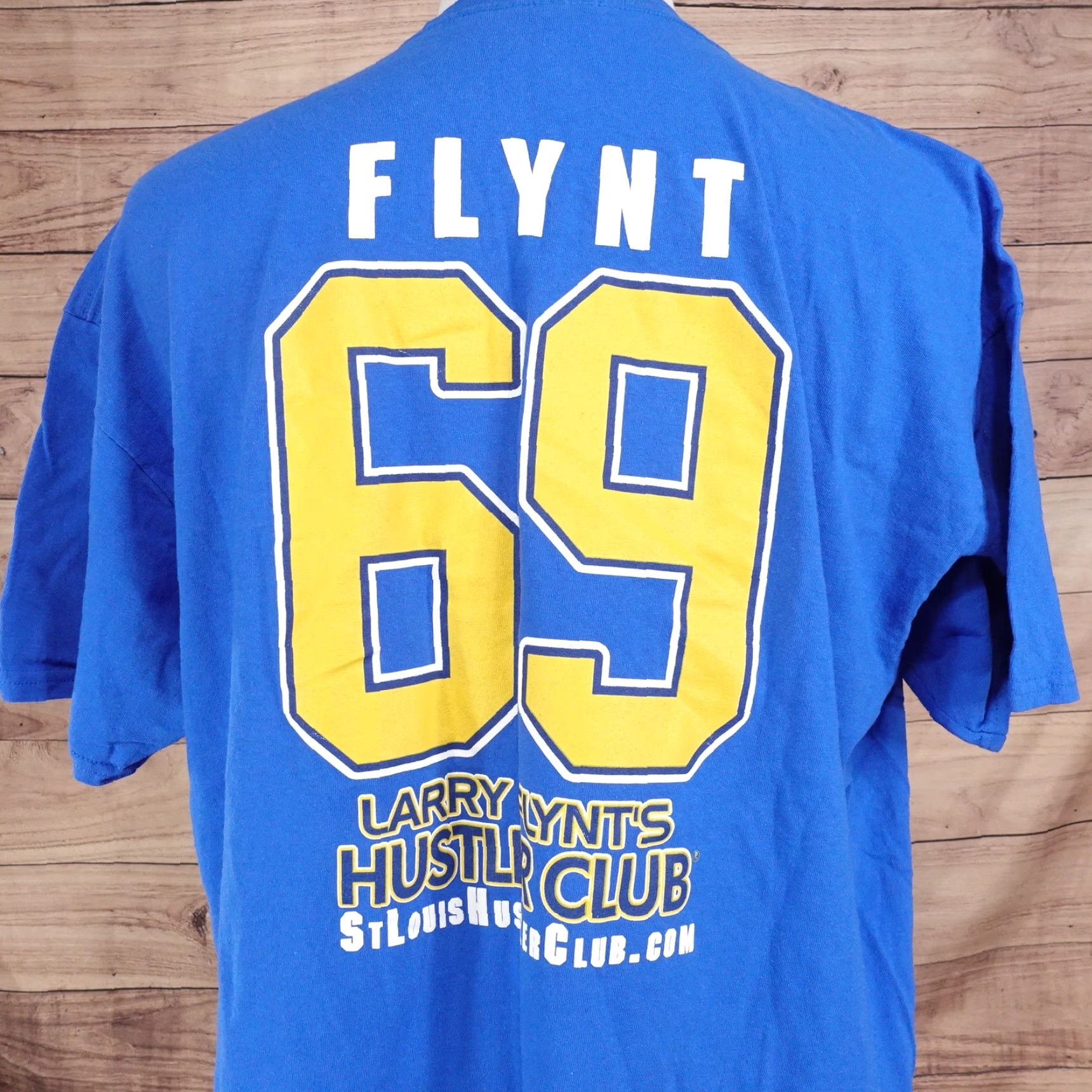 Gildan Vintage Larry Flynt's Hustler Club St Louis Blues Hockey World Champions T-Shirt 2XL Mens Size US XXL / EU 58 / 5 - 4 Thumbnail
