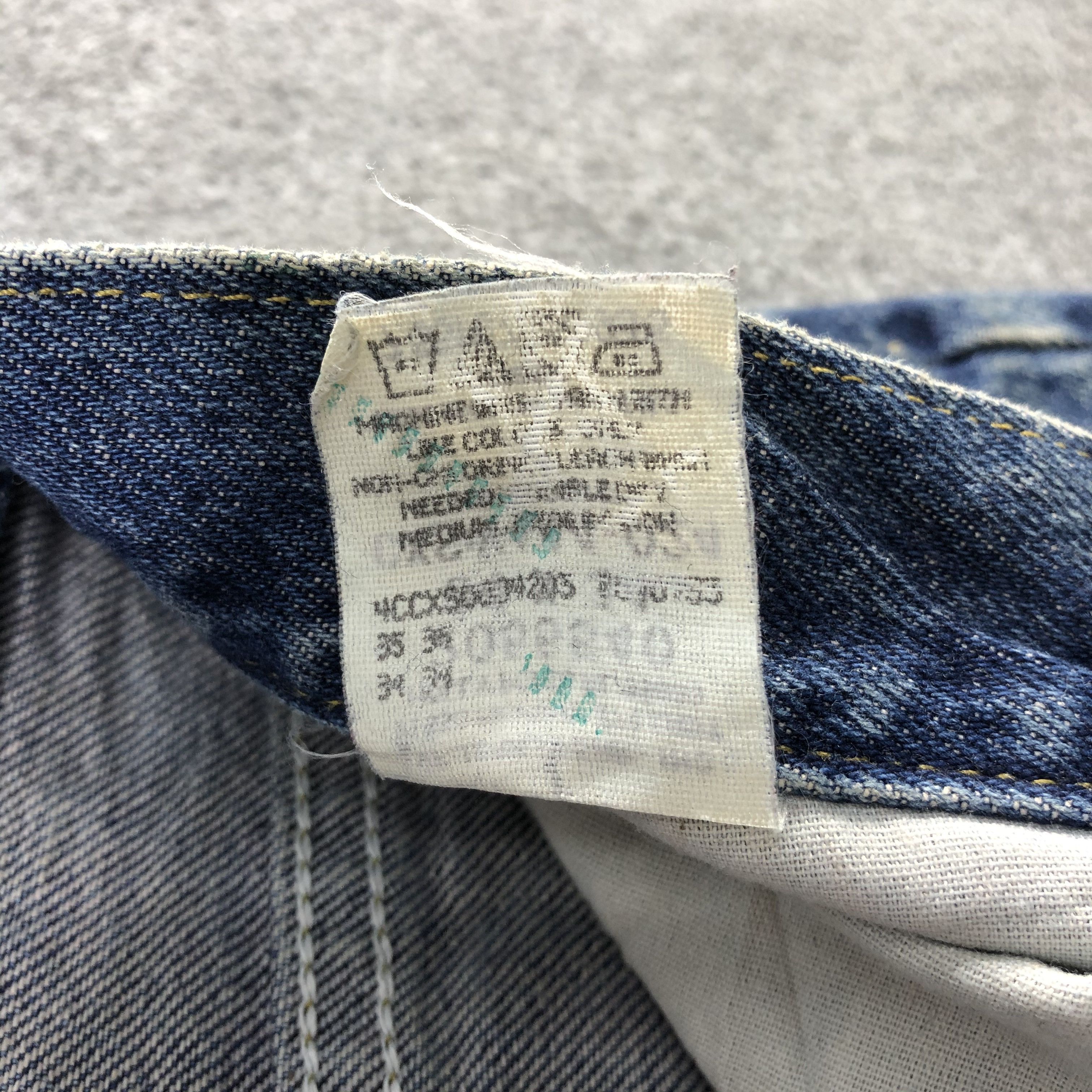 Lee Vintage Blue Wash Lee Jeans-J2142 Size US 34 / EU 50 - 11 Thumbnail